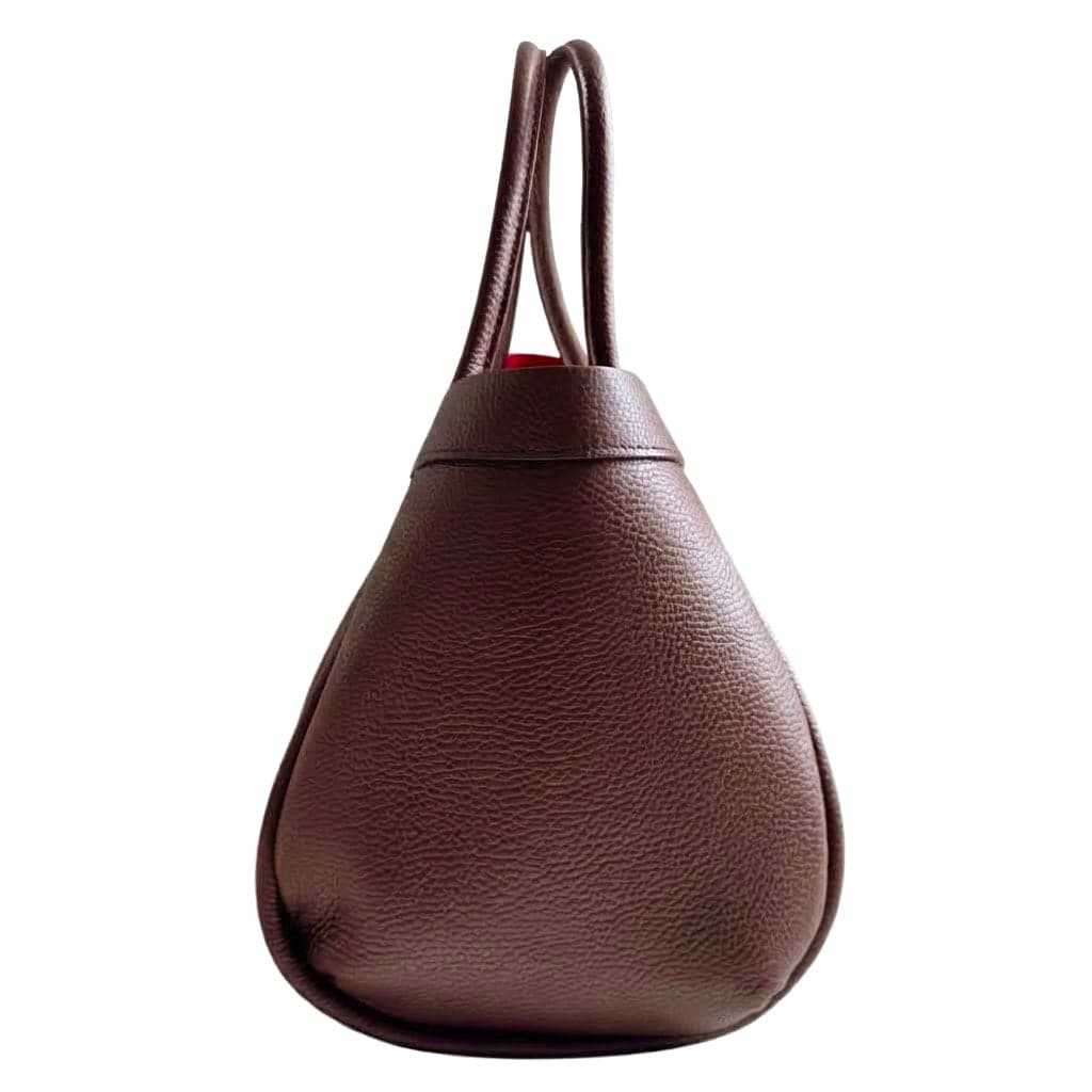 Modarno Borsa a Mano In Vera Pelle Big Grande Con Doppio Manico 45x20x25 - 4