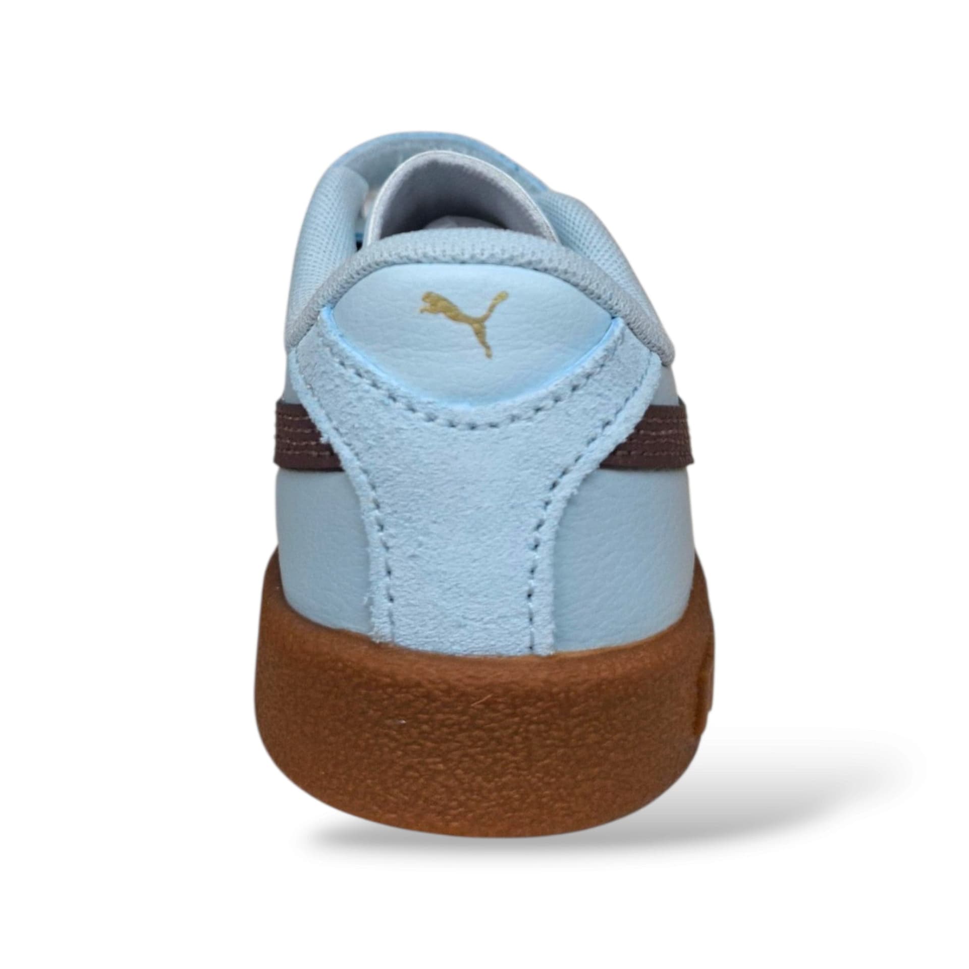 Sneakers Puma Club II bambina verde acqua, bordeaux e beige, suede e velcro, taglie 20-27 - 3