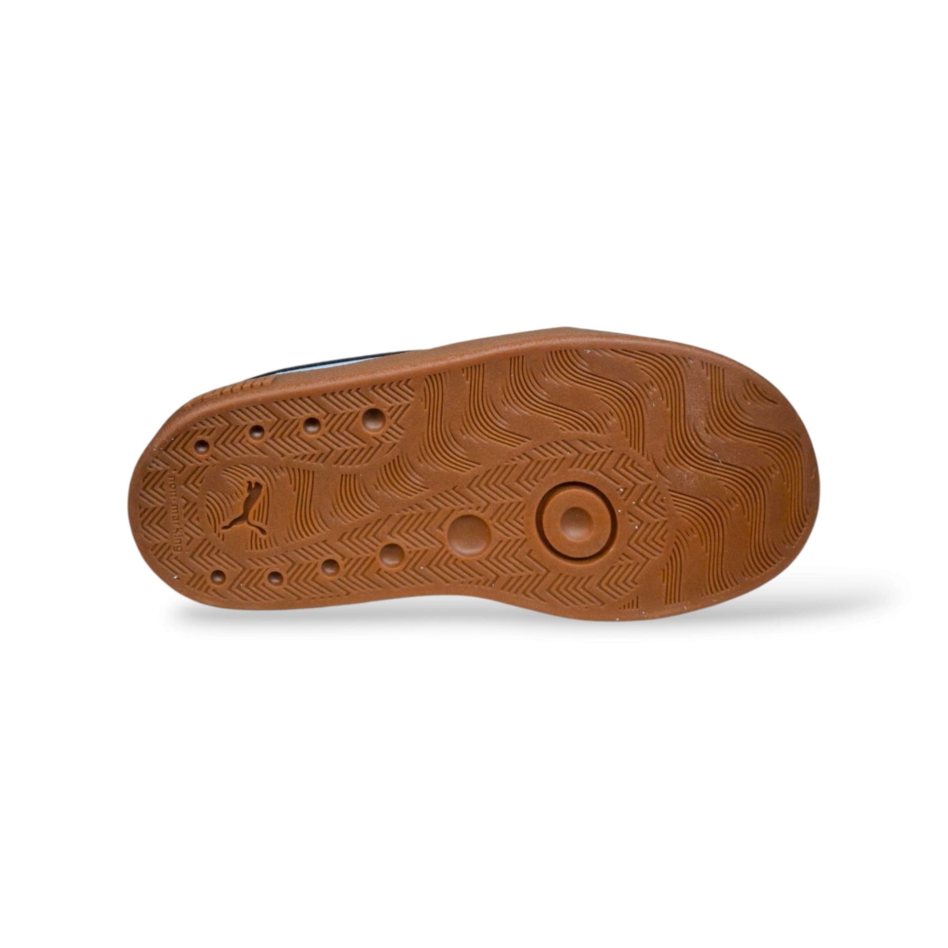 Sneakers Puma Club II bambina verde acqua, bordeaux e beige, suede e velcro, taglie 20-27 - 5