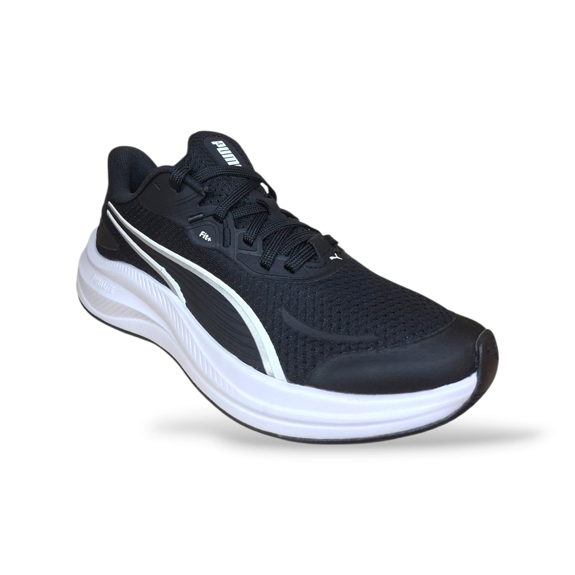 Sneakers Puma Skyrocket ragazzo nero-bianco in tessuto, con lacci, taglie 36-38,5 - 2