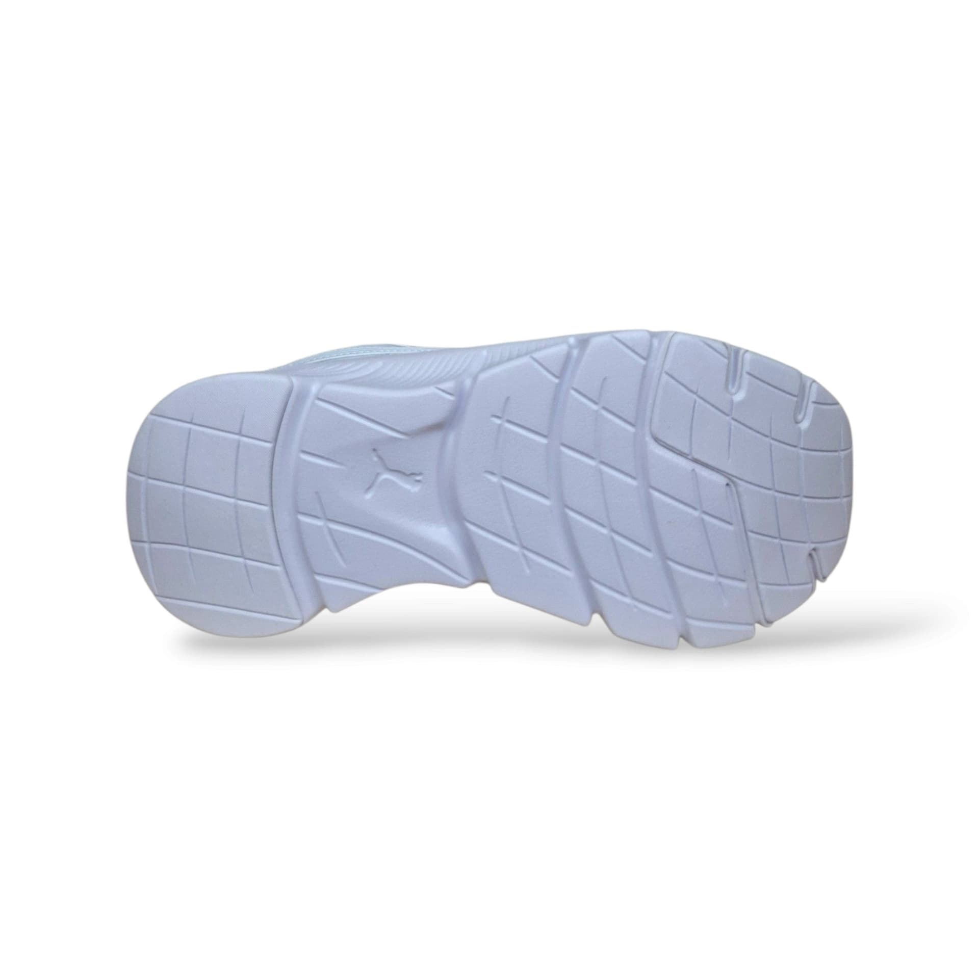 Sneakers Puma Flex Focus bianche in pelle con lacci, taglie 37-38,5 - 5