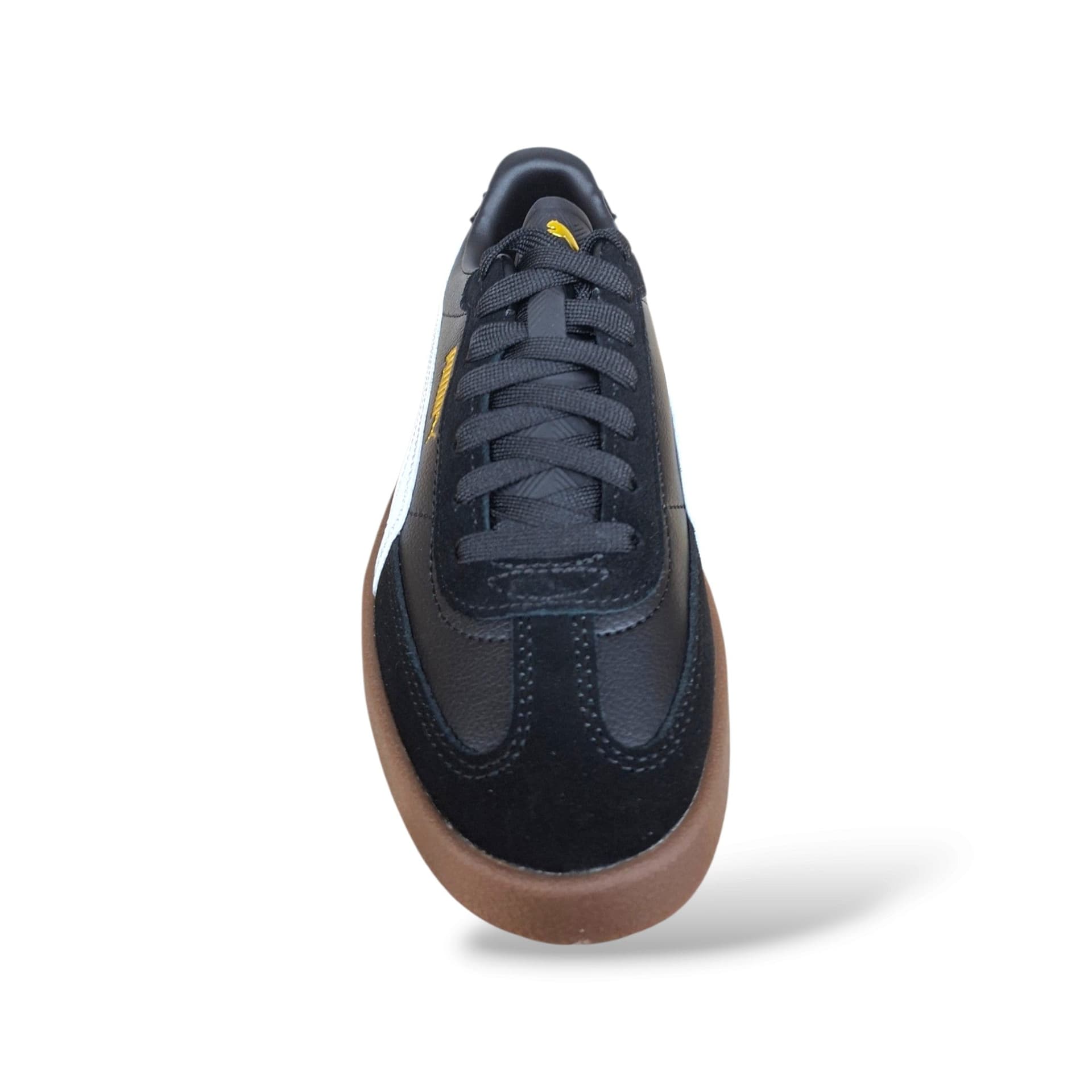 Sneakers Puma Club II ragazza nero-bianco-beige in suede, velcro, taglie 36-38,5 - 4