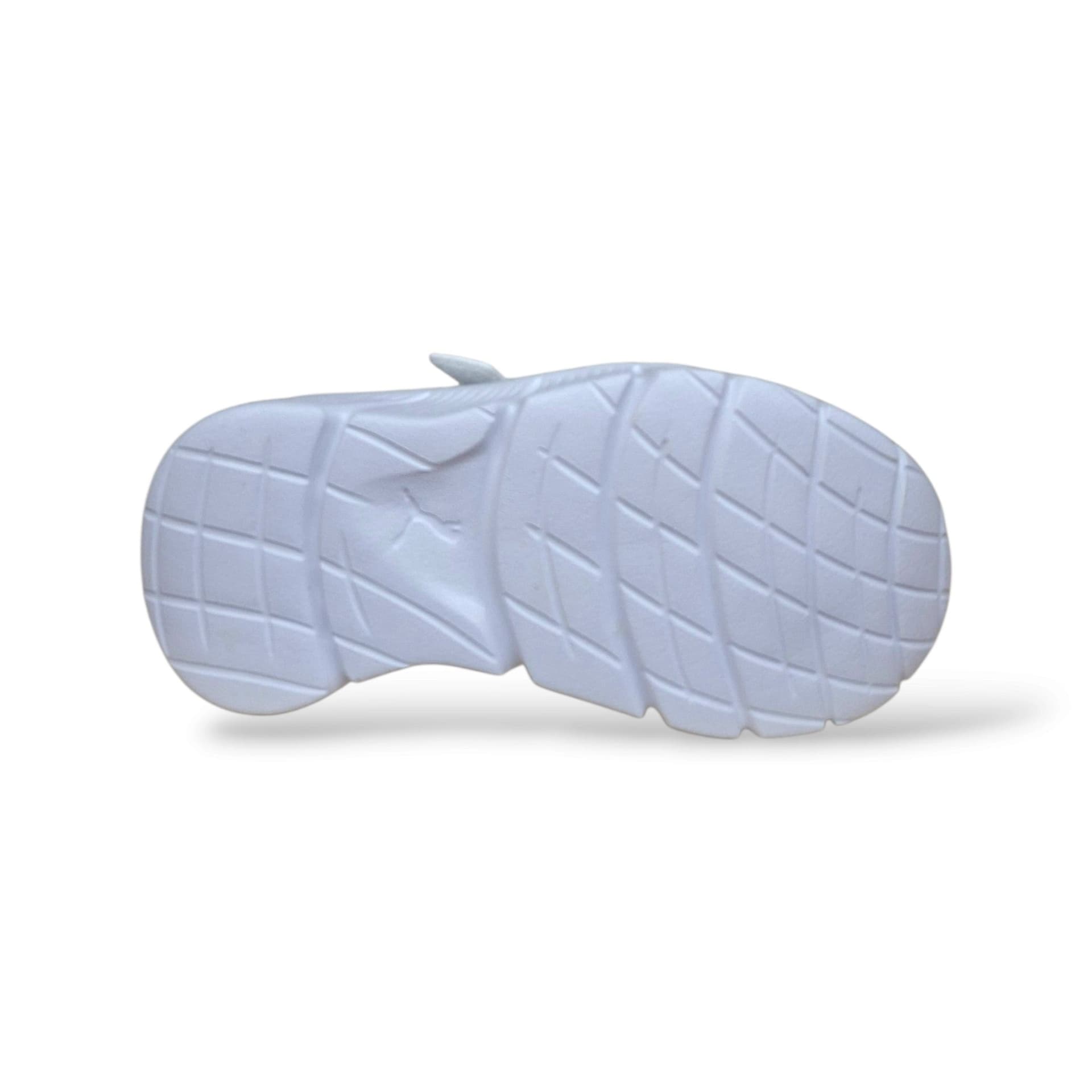 Sneakers Puma Flex Focus bianche in pelle con velcro, taglie 20-35 - 5