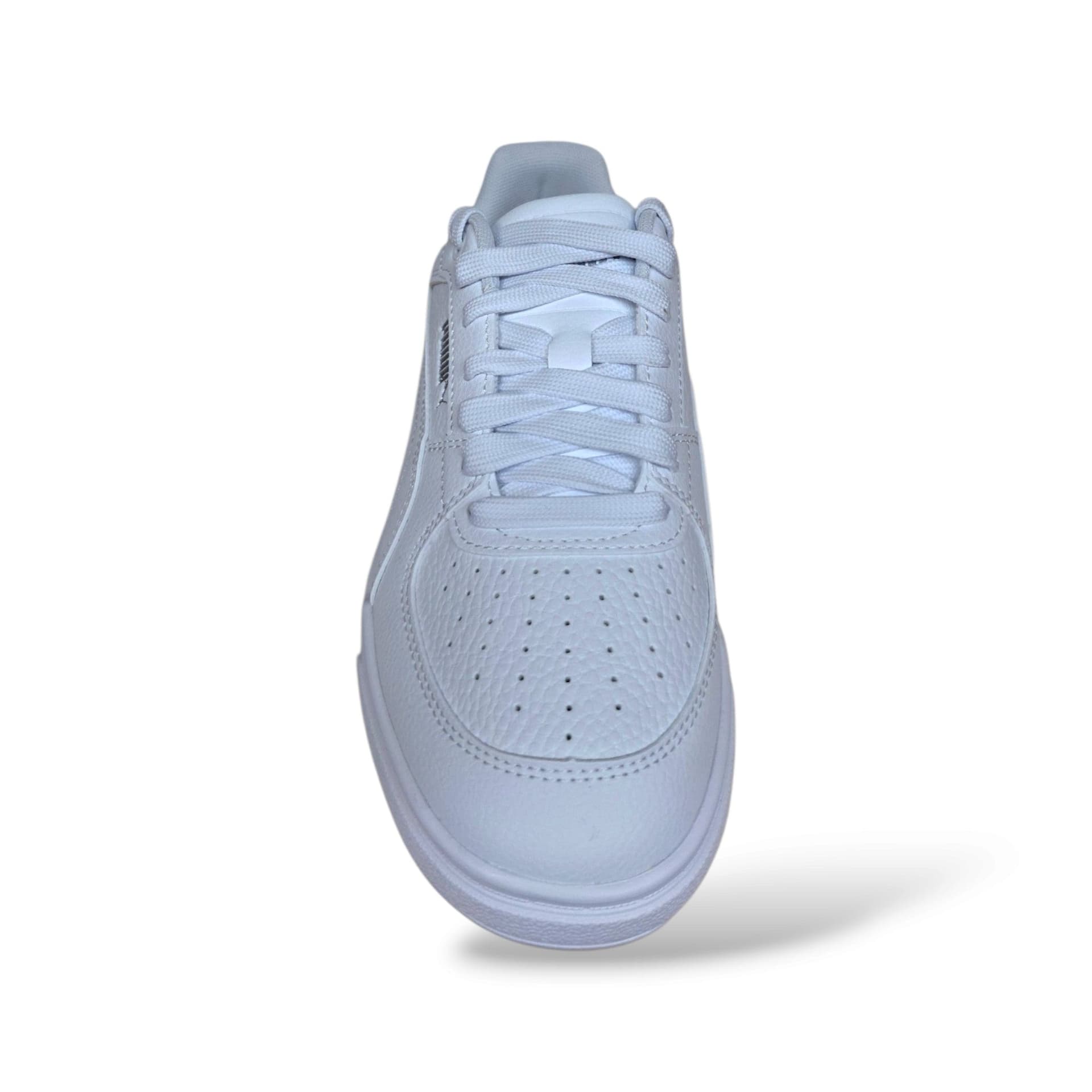 Sneakers Puma Caven 406235 bianche in pelle con velcro, taglie 36-39 - 4