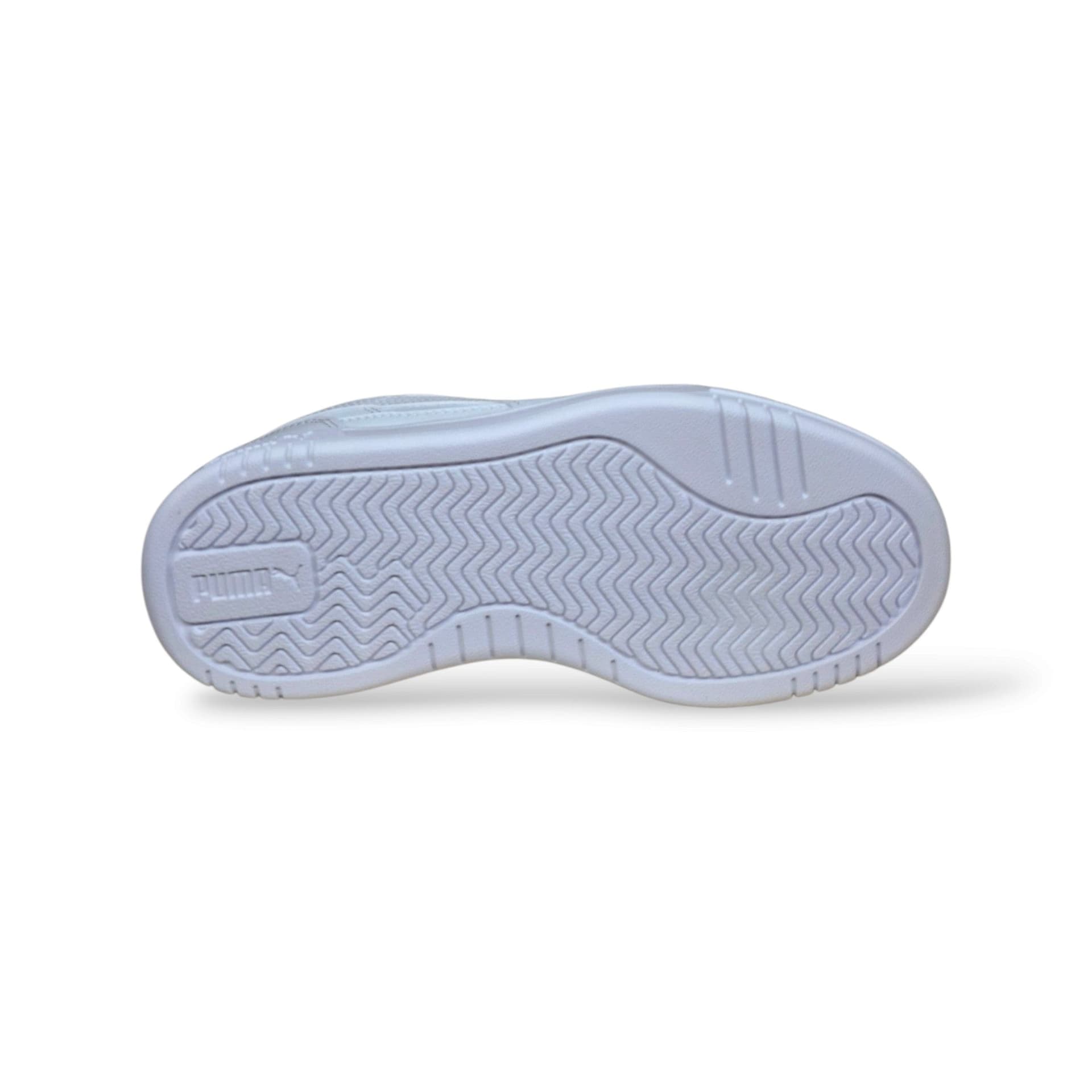 Sneakers Puma Caven 406235 bianche in pelle con velcro, taglie 36-39 - 5