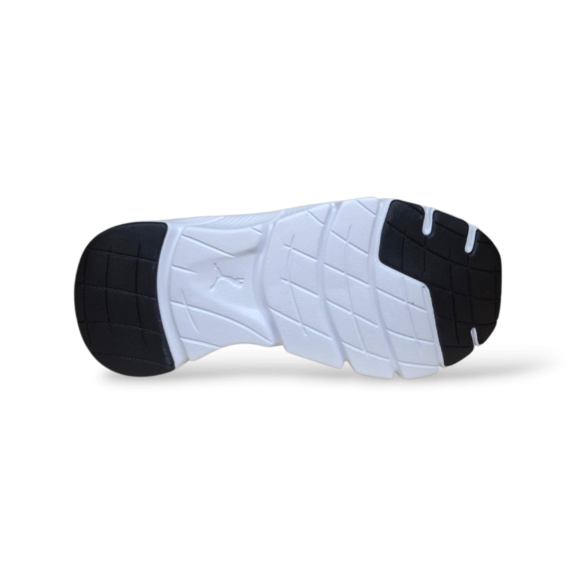 Sneakers Puma Flex Focus ragazzo nere in pelle con lacci, taglie 36-38,5 - 5