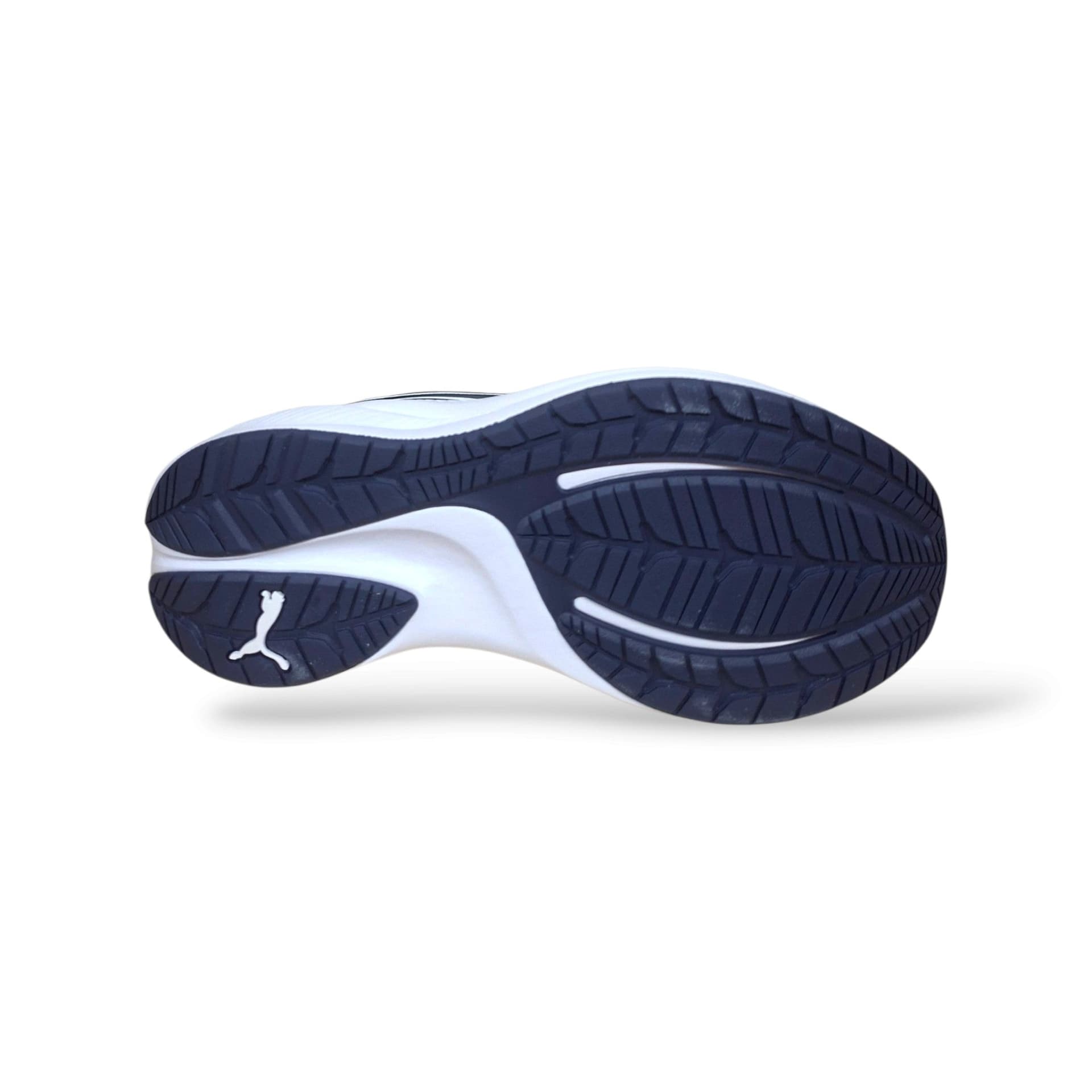 Sneakers Puma Skyrocket ragazzo blu-bianco in tessuto, con lacci, taglie 36-38,5 - 5