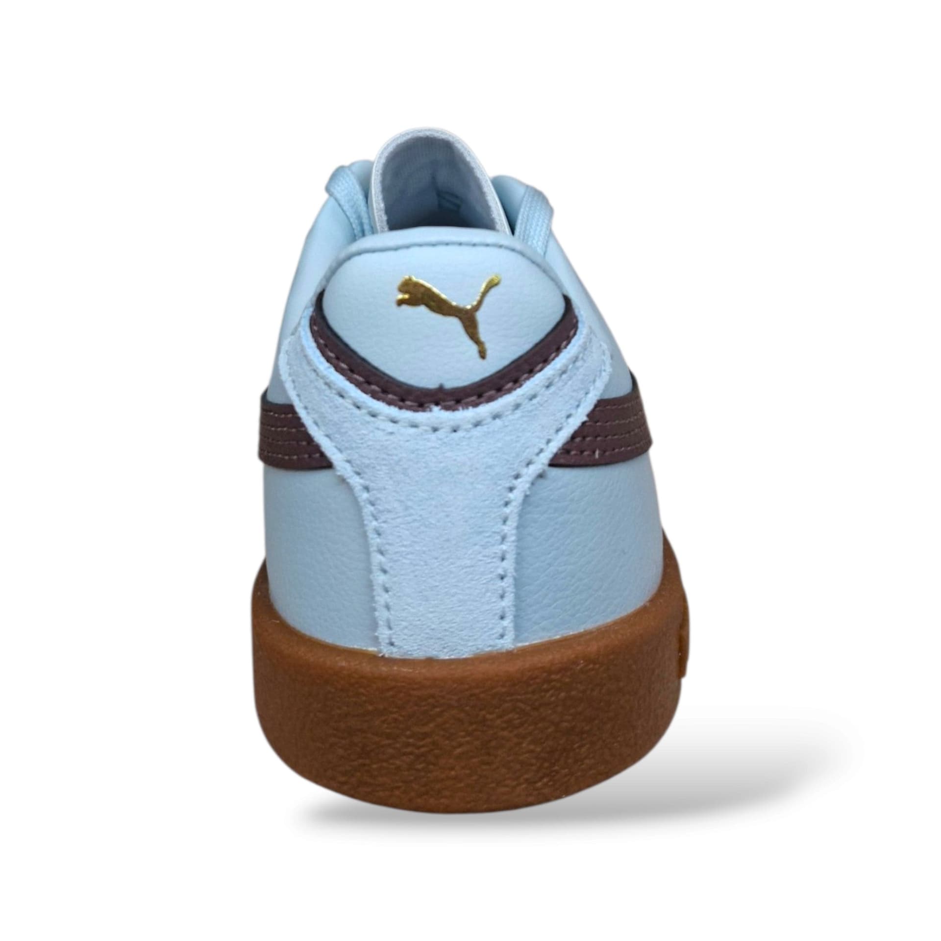 Sneakers Puma Club II bambina verde acqua e bordeaux, suede, velcro, taglie 36-38,5 - 3