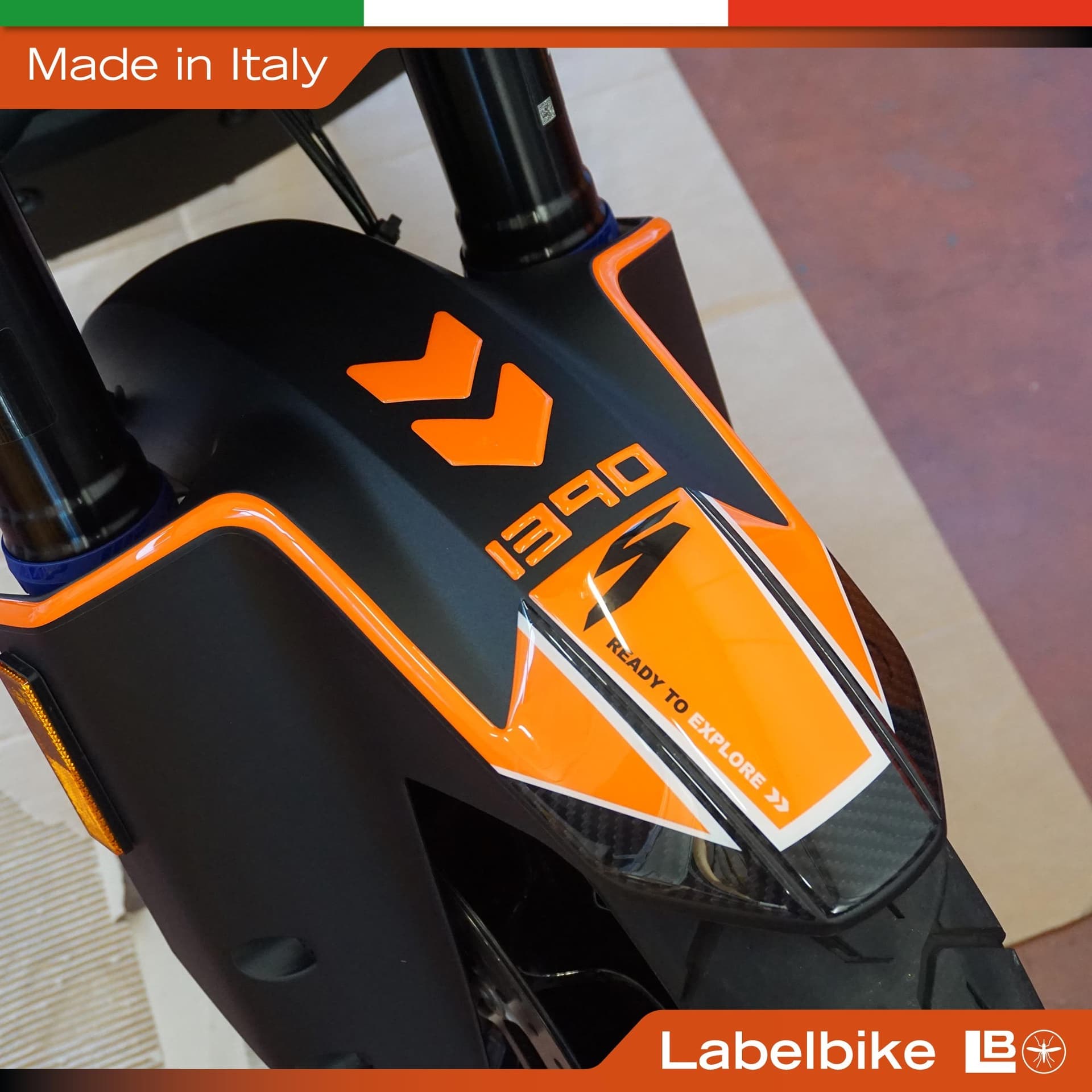 Adesivo 3D Parafango moto compatibile con KTM 1390 Super Adventure S 2026 - 3