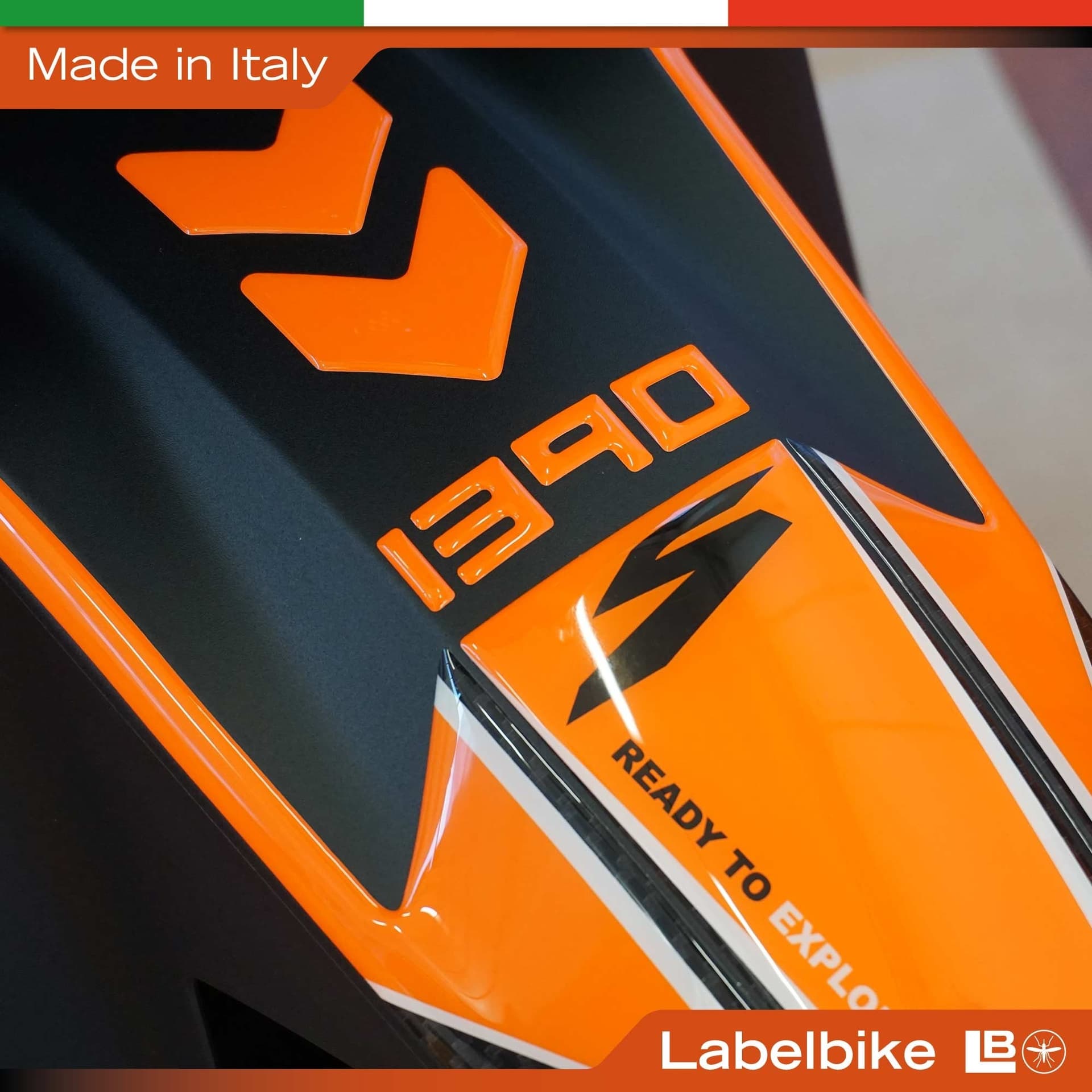 Adesivo 3D Parafango moto compatibile con KTM 1390 Super Adventure S 2026 - 4