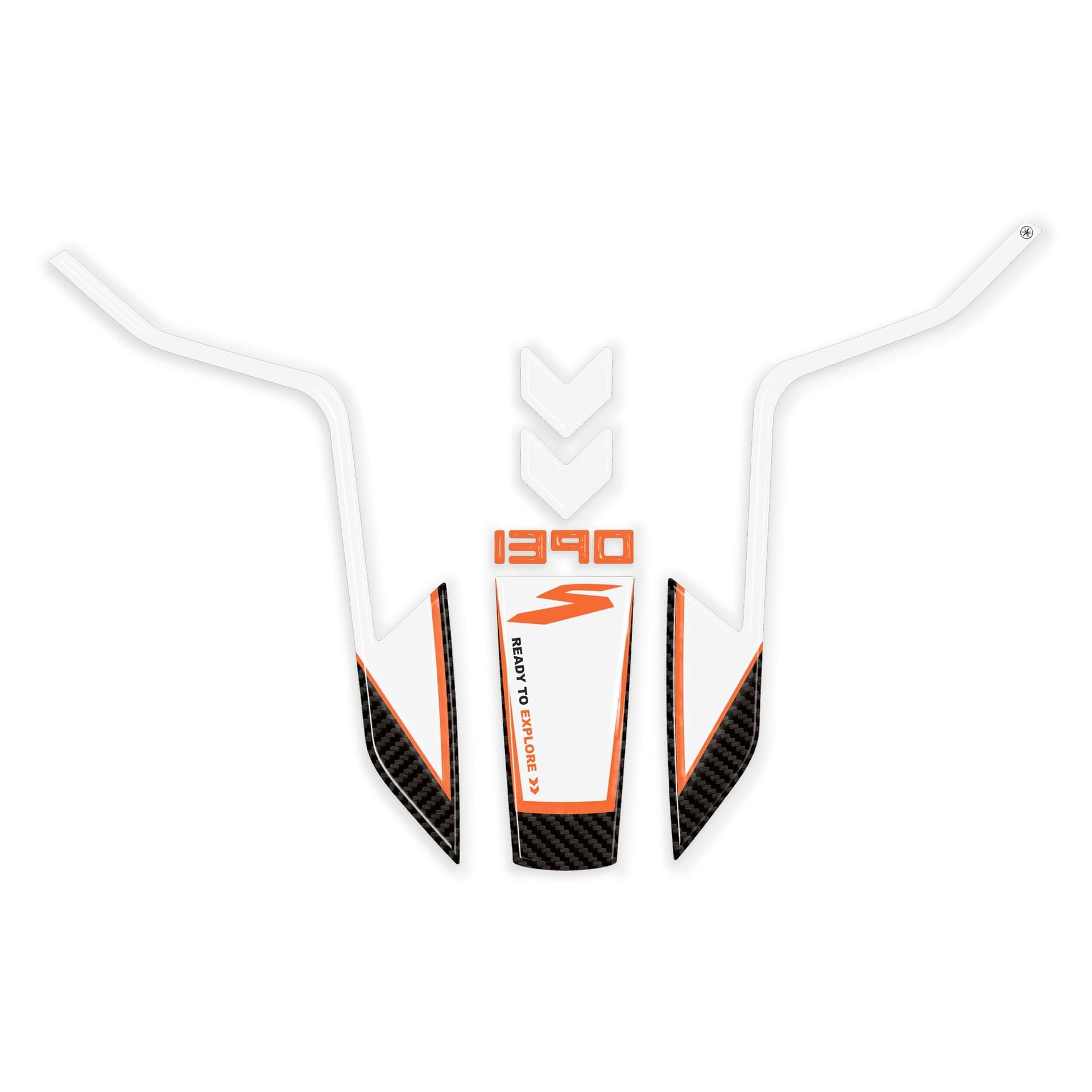 Adesivo 3D Parafango moto compatibile con KTM 1390 Super Adventure S 2026 - 9