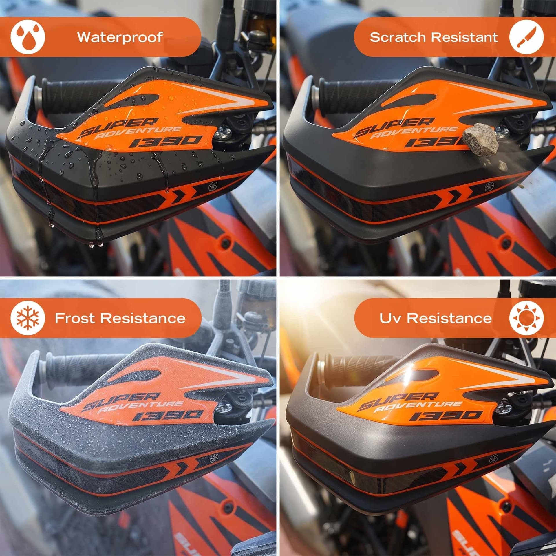 Adesivi 3D Paramani moto compatibile con KTM 1390 Super Adventure S 2026 - 6