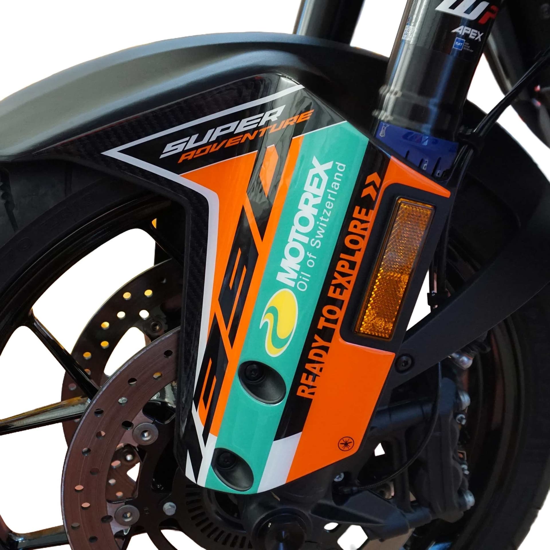 Adesivi 3D Parasteli moto compatibile con KTM 1390 Super Adventure S 2026
