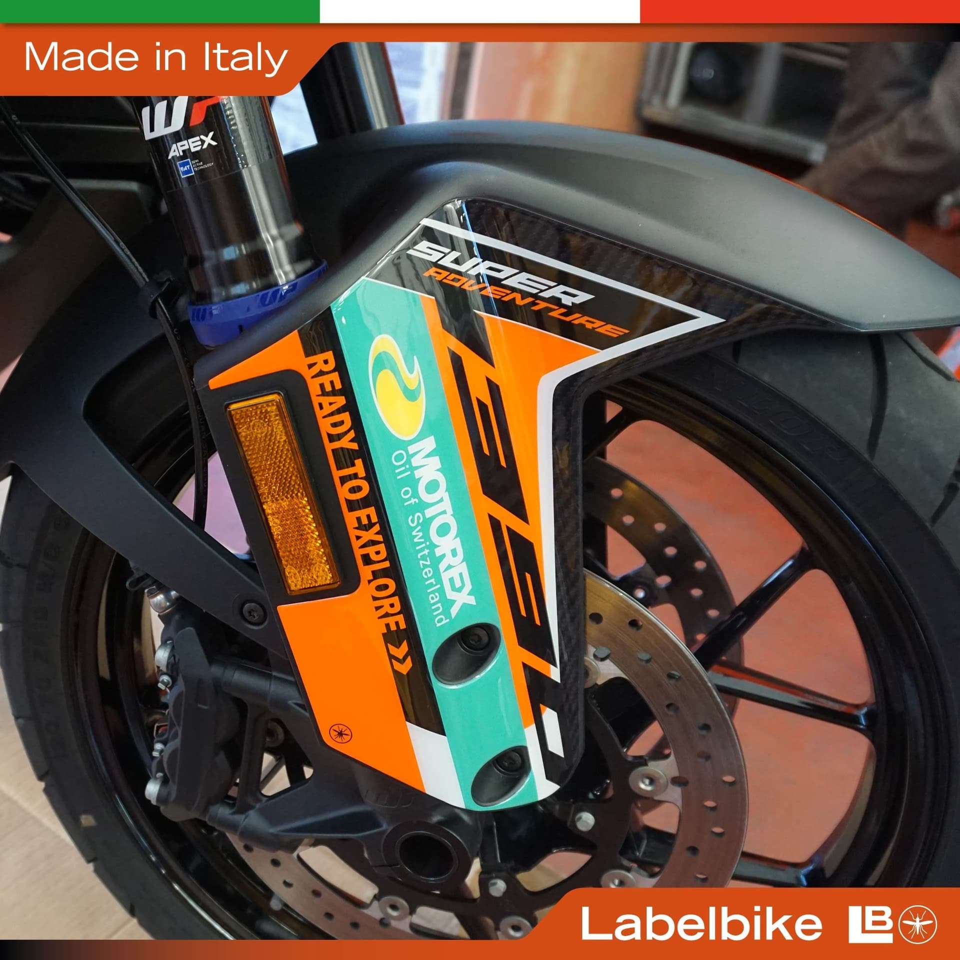 Adesivi 3D Parasteli moto compatibile con KTM 1390 Super Adventure S 2026 - 3