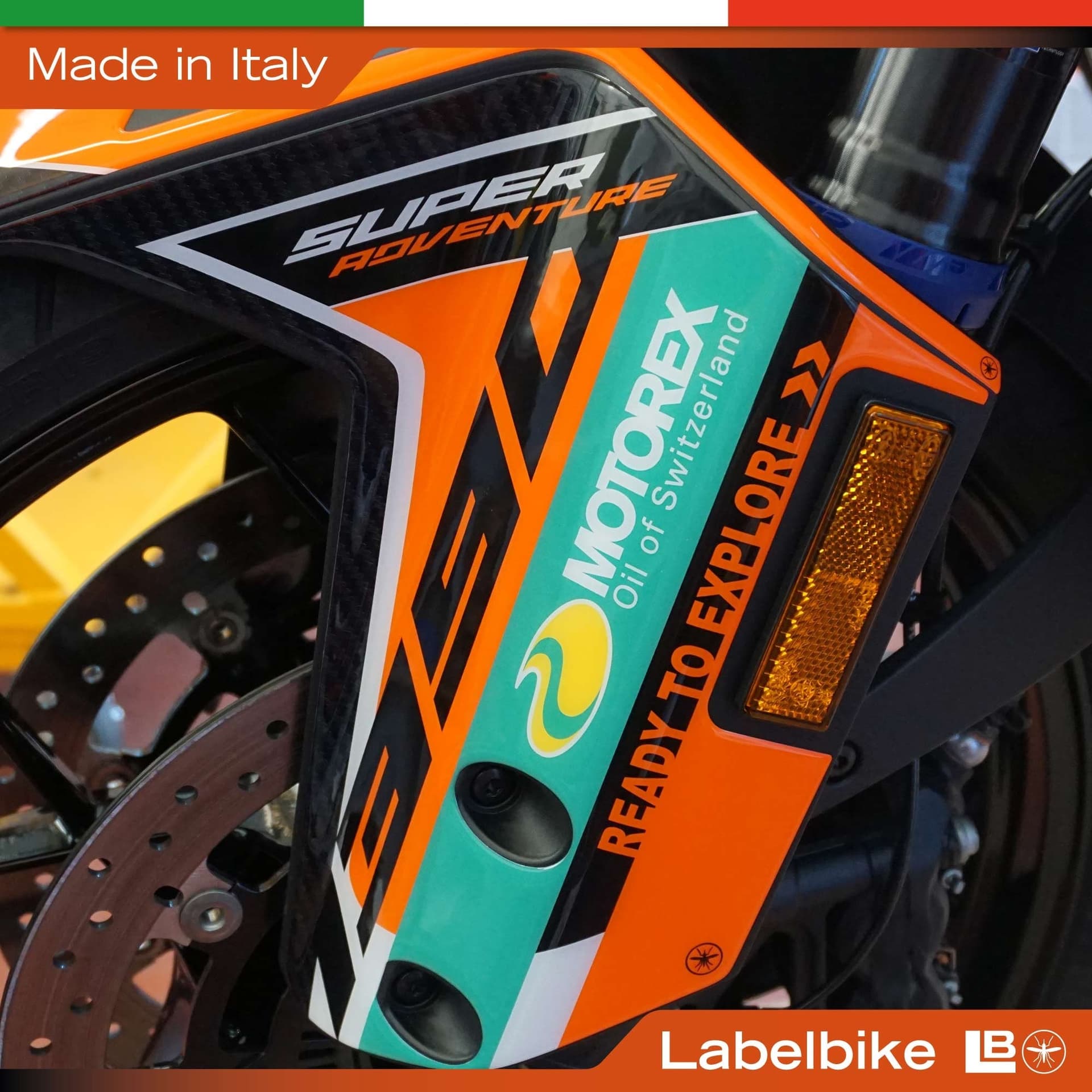 Adesivi 3D Parasteli moto compatibile con KTM 1390 Super Adventure S 2026 - 4