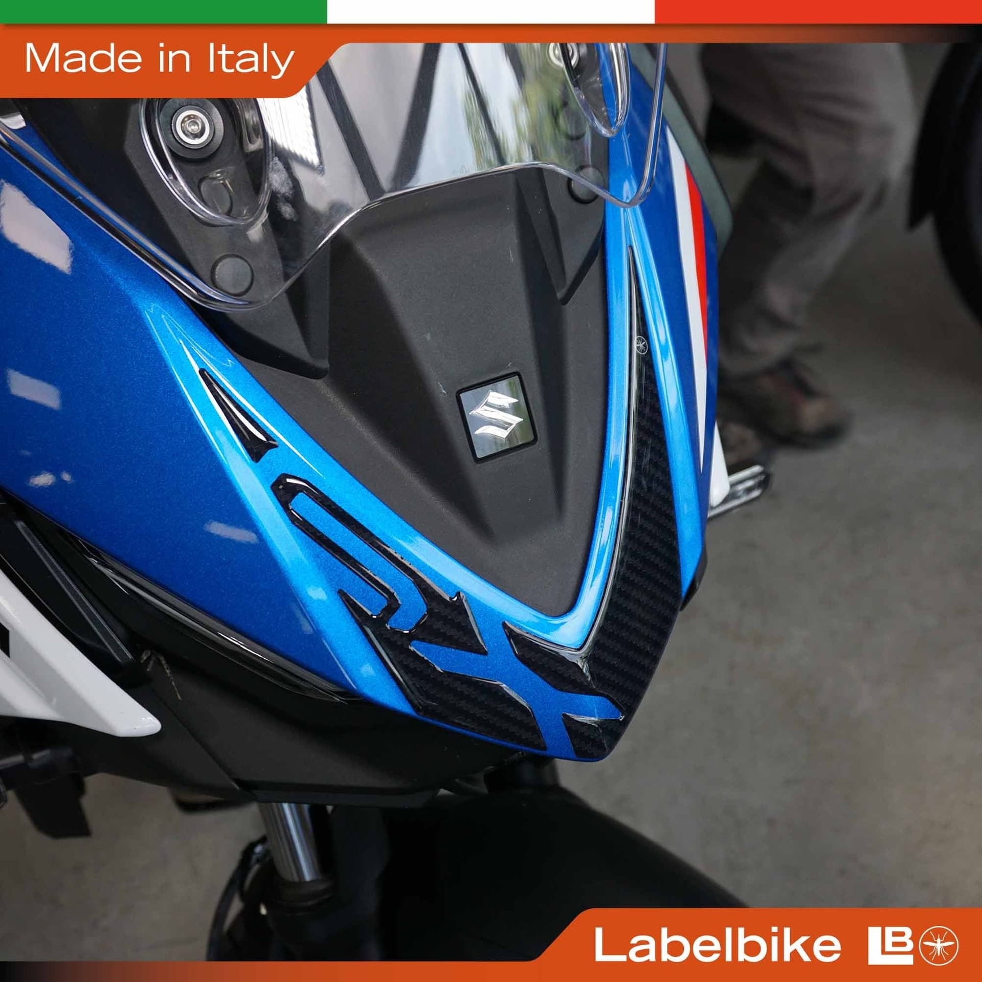 Adesivo Protezione Muso Frontale moto compatibile con Suzuki SV-7 GX 2026 - 4