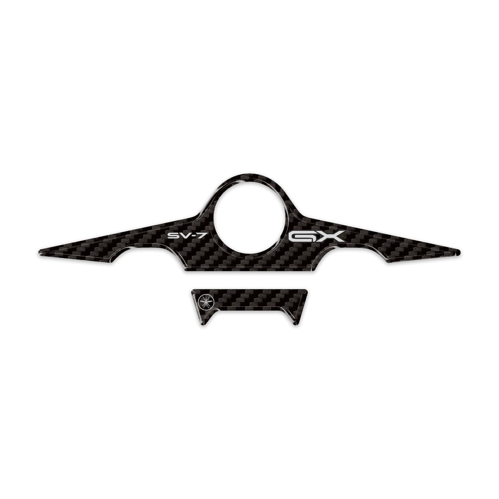 Adesivo Protezione Piastra terzo moto compatibile con Suzuki SV-7 GX 2026 - 2