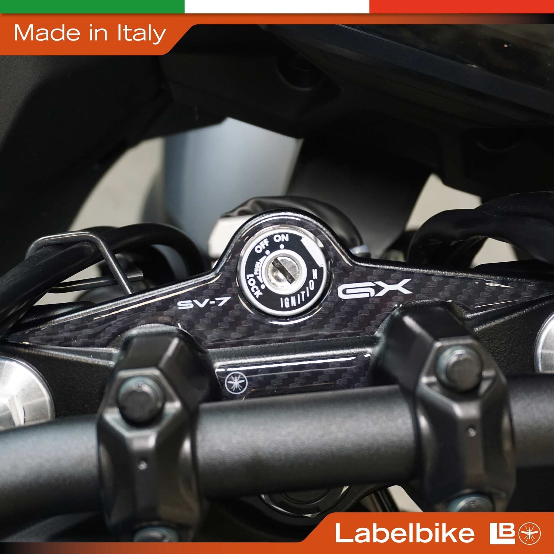 Adesivo Protezione Piastra terzo moto compatibile con Suzuki SV-7 GX 2026 - 3