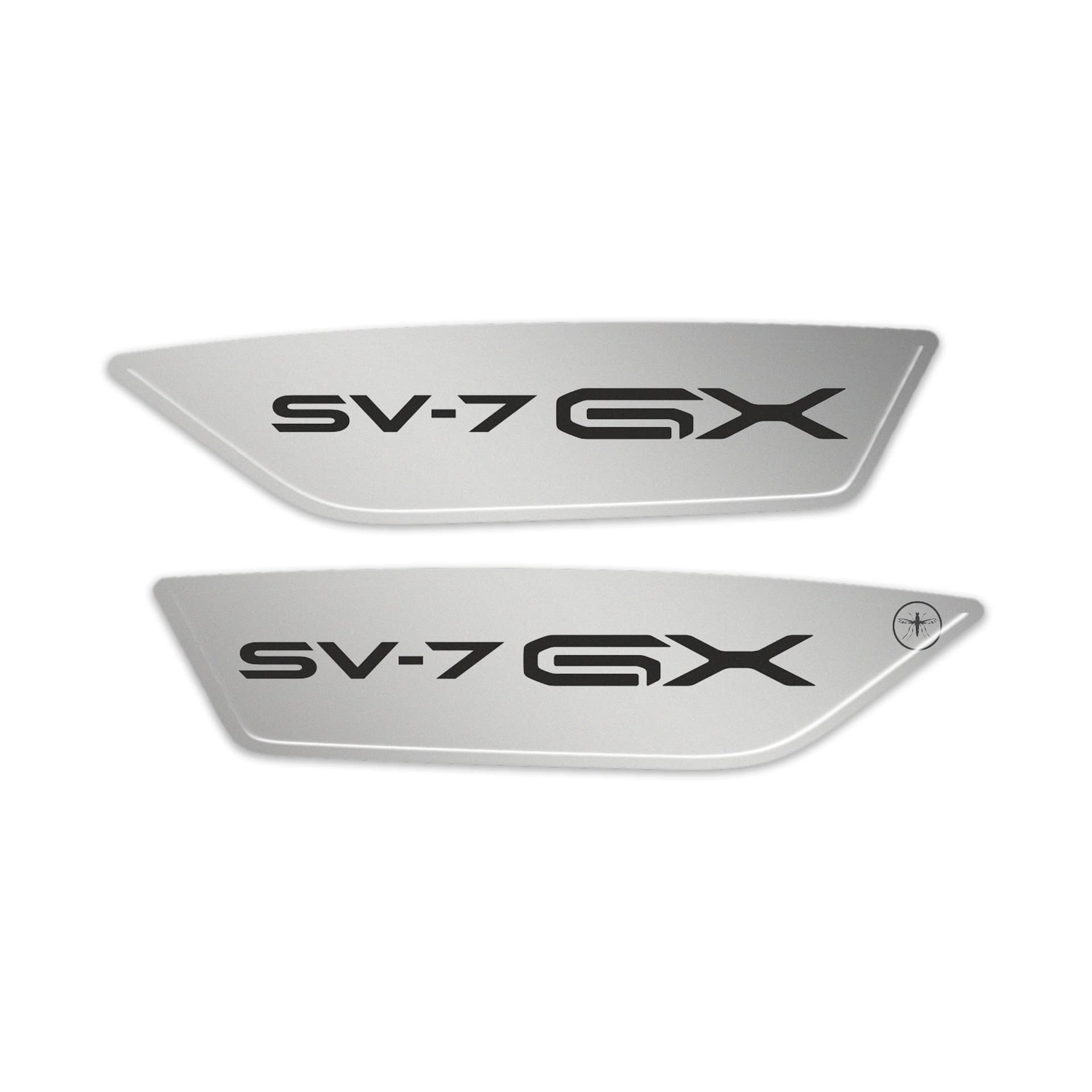 Adesivi 3D Protezioni Specchietti moto compatibile con Suzuki SV-7 GX 2026 - 2