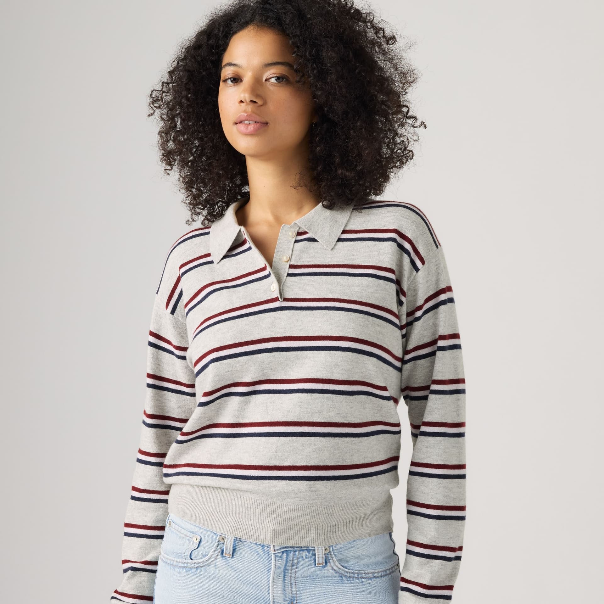Levi's Polo donna morbidissima a manica lunga 007VY0001 - 2