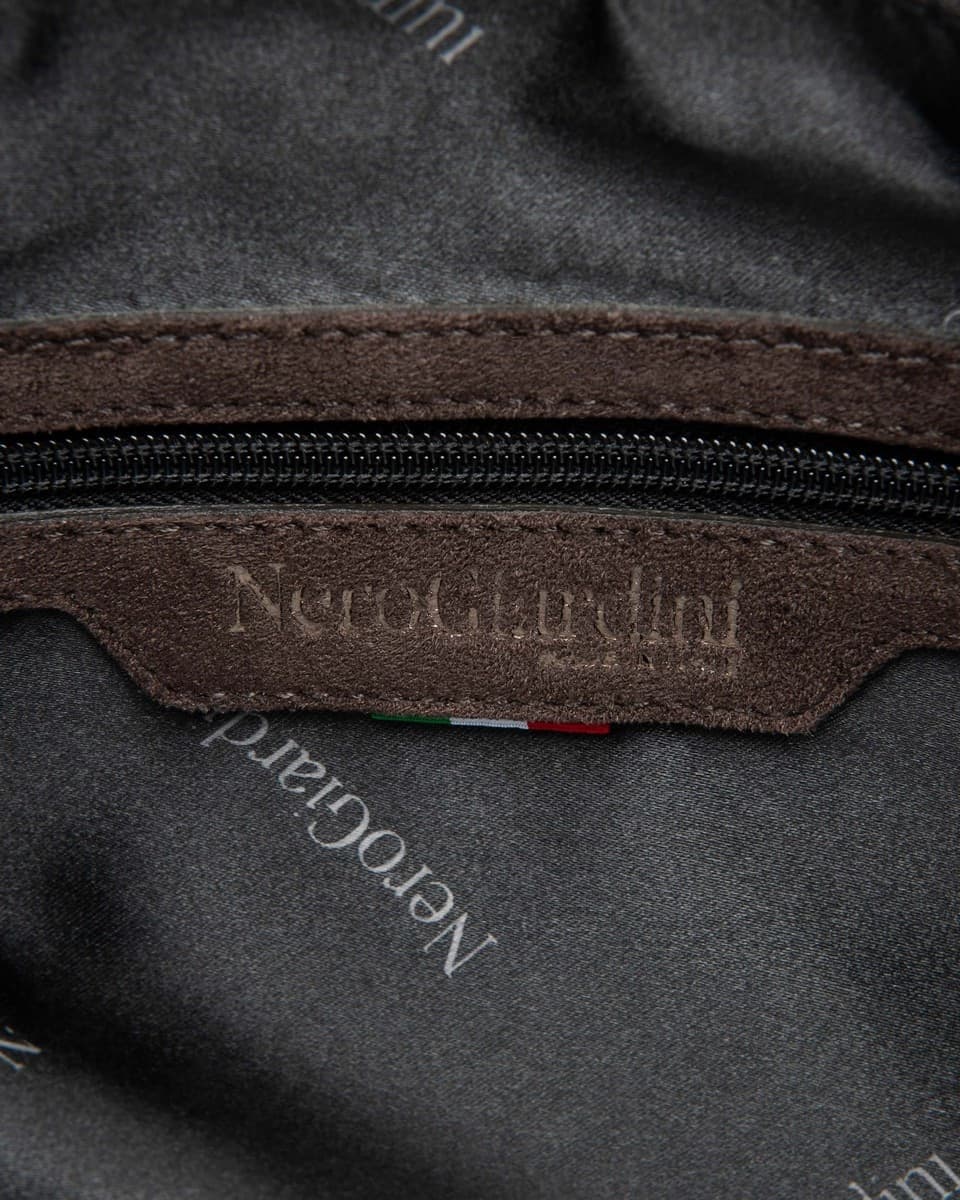 Nero Giardini borsa a tracolla da donna in materiale tecnico testa di moro I644371D300 - 4