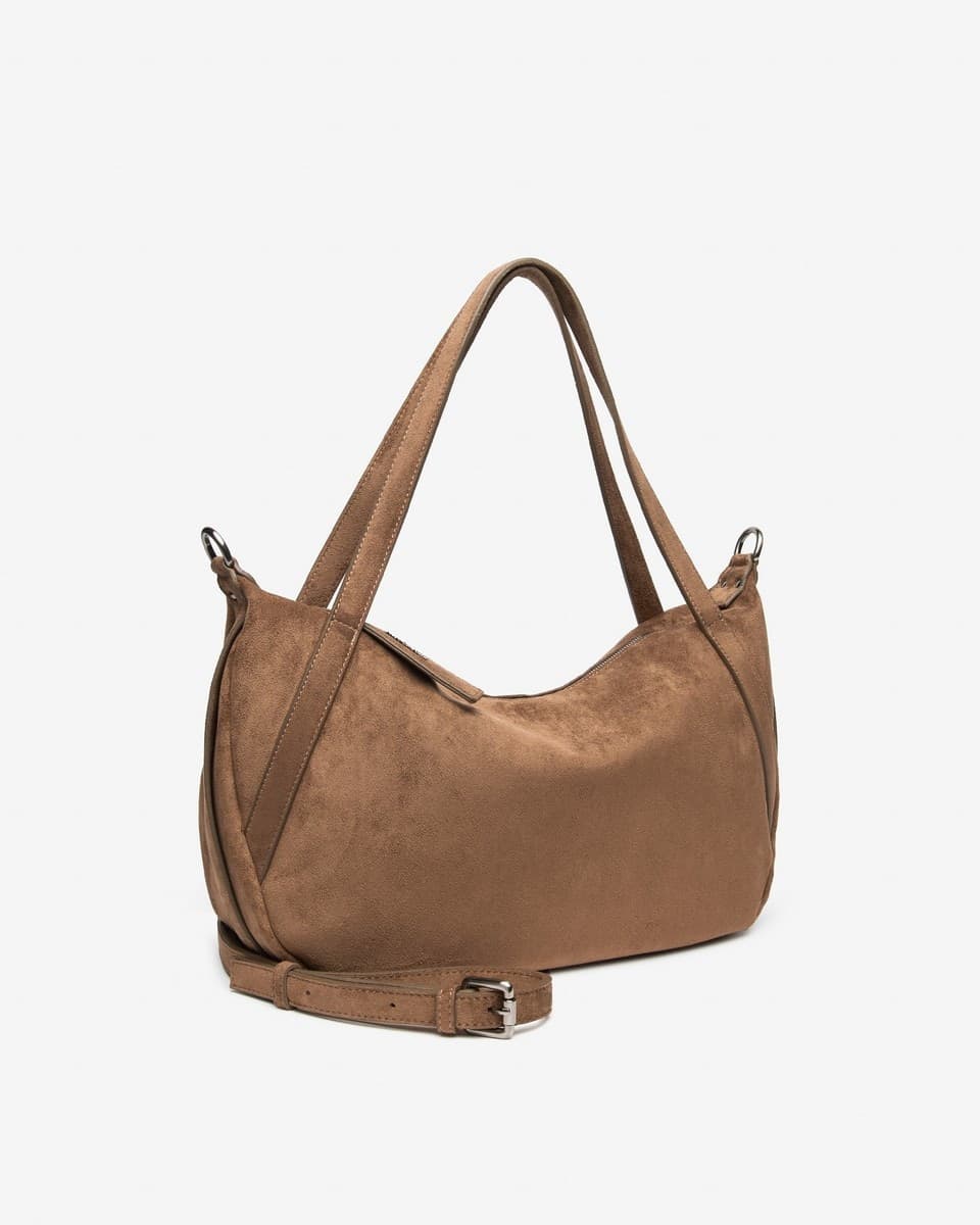 Nero Giardini borsa a tracolla da donna in materiale tecnico testa di moro I644371D442 - 2