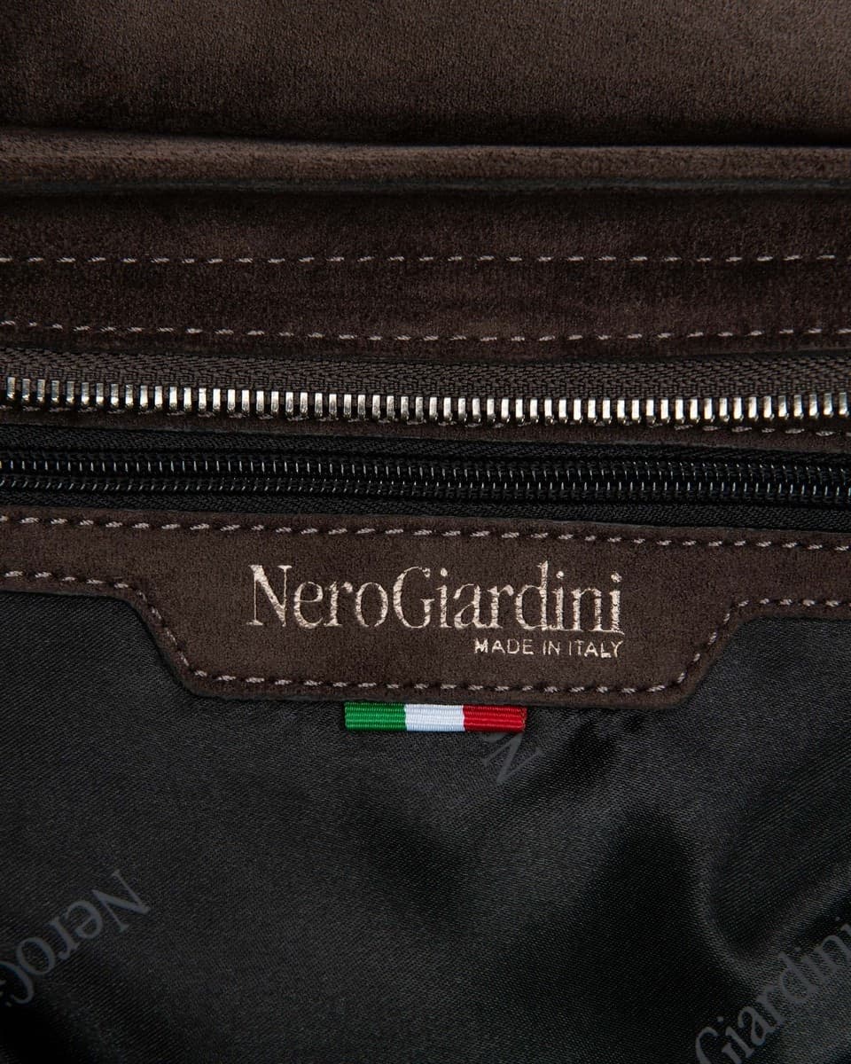 Nero Giardini borsa a tracolla da donna in materiale tecnico testa di moro I644372D300 - 4