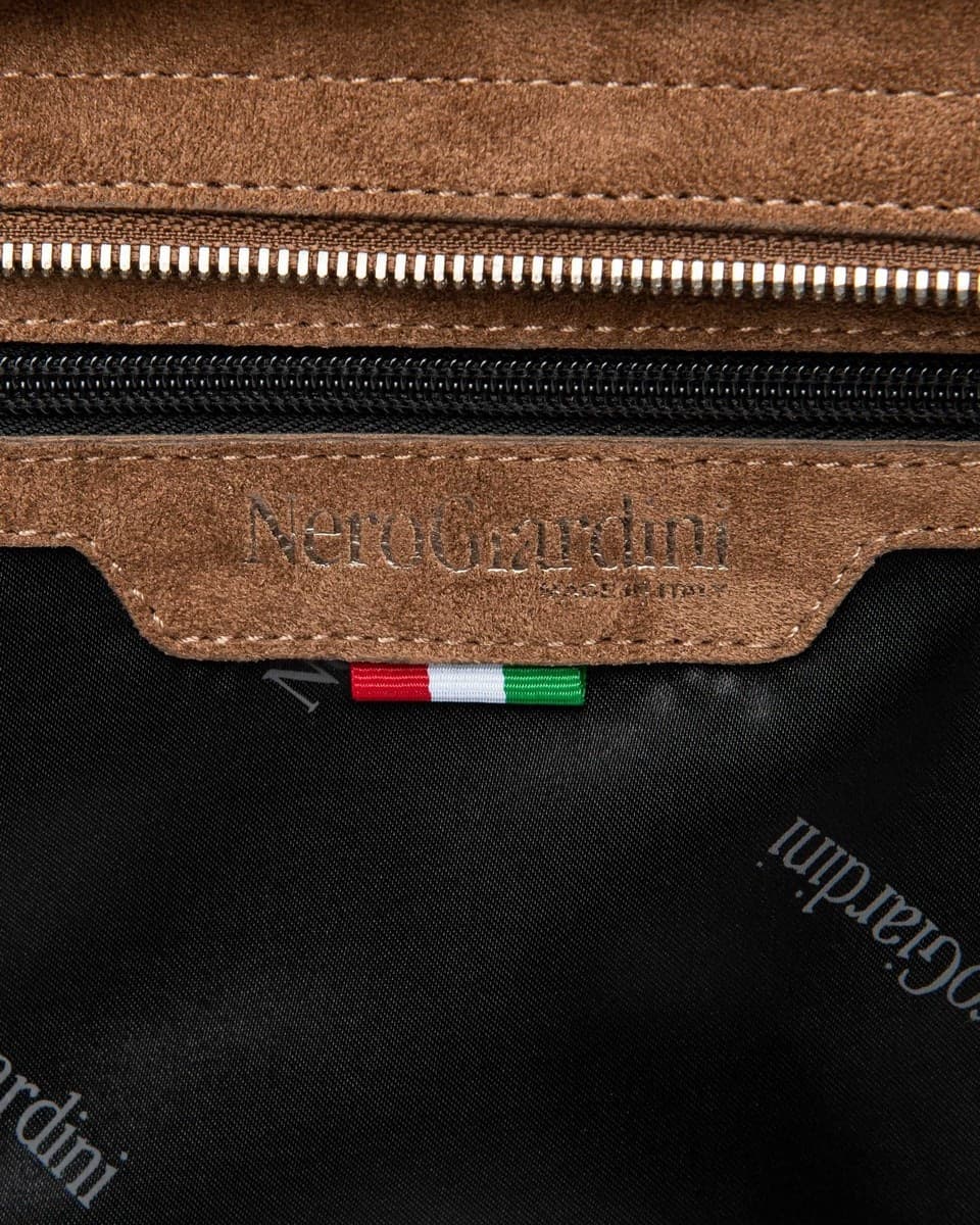 Nero Giardini borsa a tracolla da donna in materiale tecnico testa di moro I644372D442 - 4
