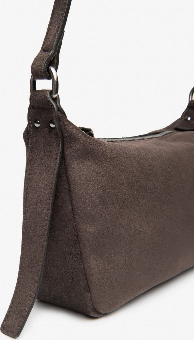Nero Giardini borsa a tracolla da donna in materiale tecnico testa di moro I644370D300 - 3