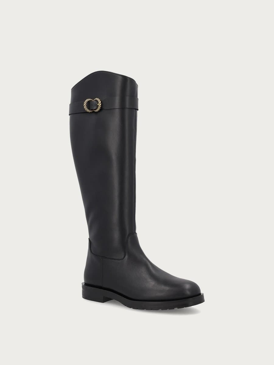 Frau stivale donna in pelle REGenesis nero - 2
