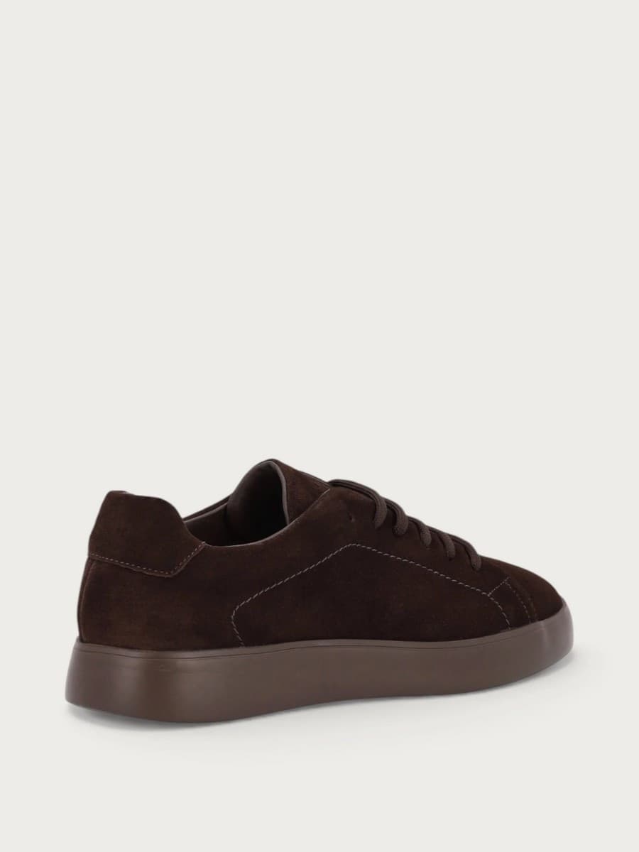 Frau sneakers uomo in camoscio color pepe 29B1 - 3