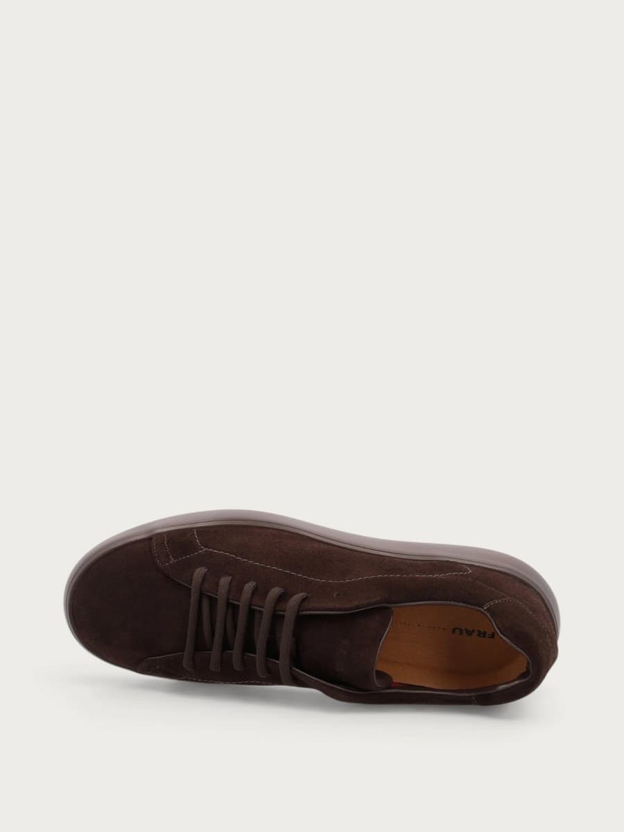 Frau sneakers uomo in camoscio color pepe 29B1 - 4