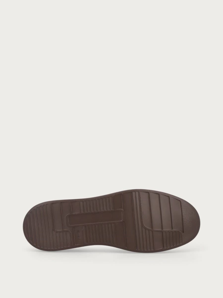 Frau sneakers uomo in camoscio color pepe 29B1 - 5