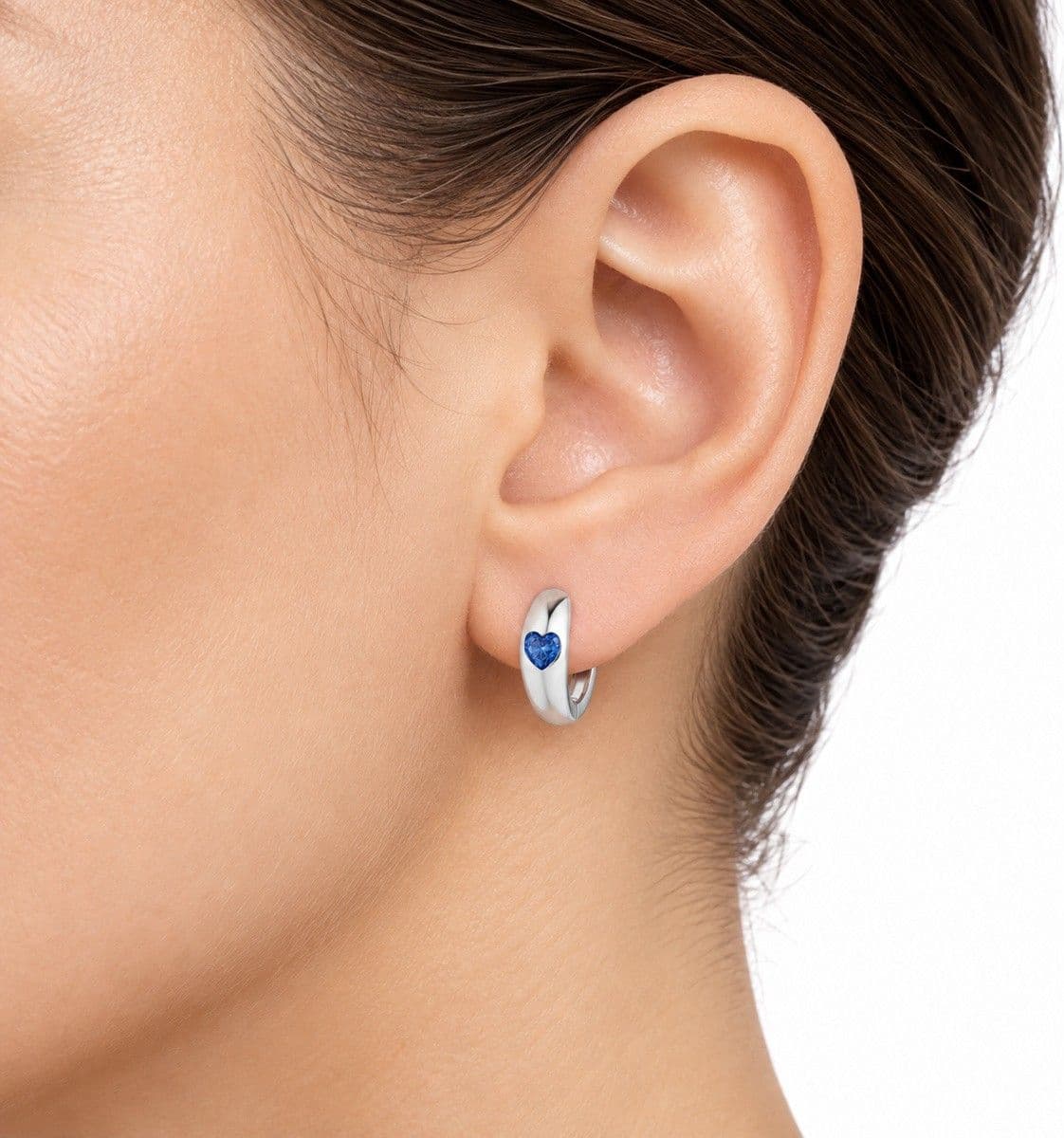 Laura P. - Orecchino hoops zircone tanzanite - 5