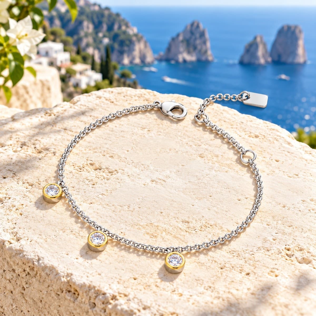 Laura P. - Bracciale zircone bianco - 3