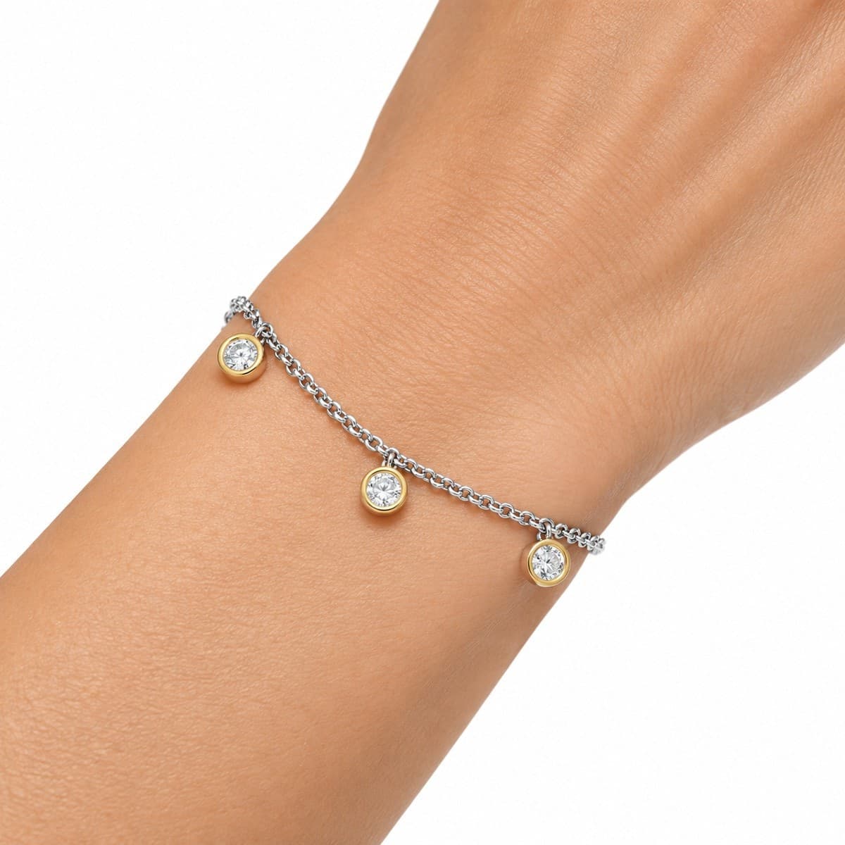 Laura P. - Bracciale zircone bianco - 5