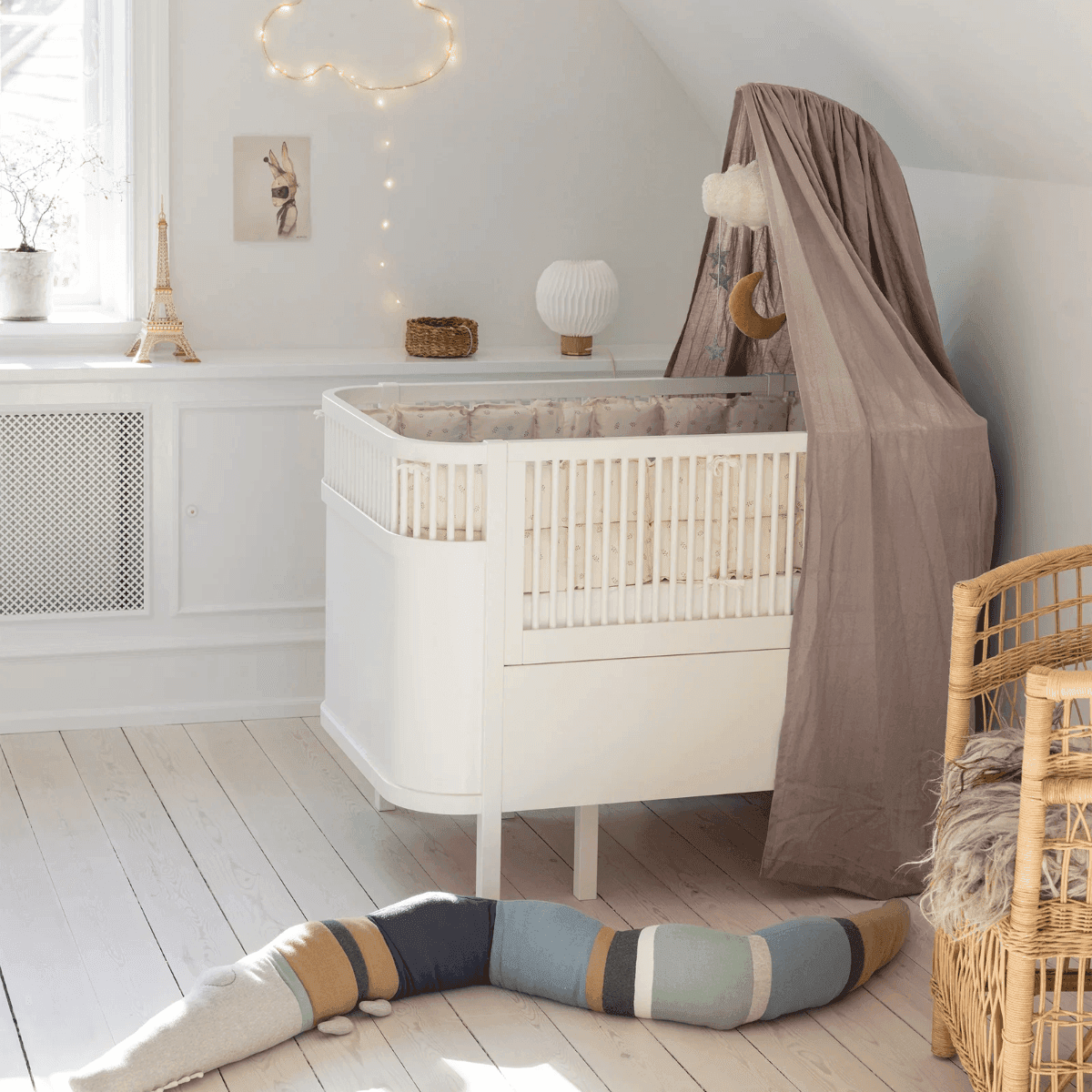 Velo per Culla Sebra - Jetty Beige - 4