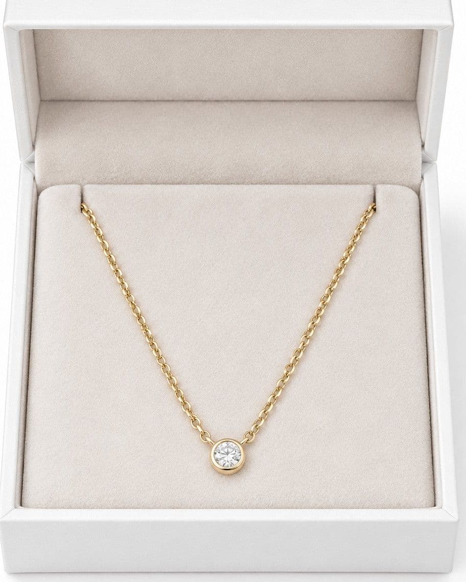 Laura P. - Collana zircone bianco - 4