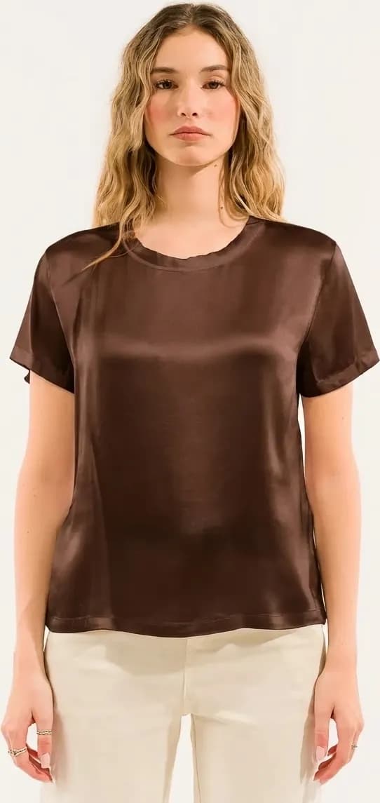 T-shirt in raso | KONTATTO - 4