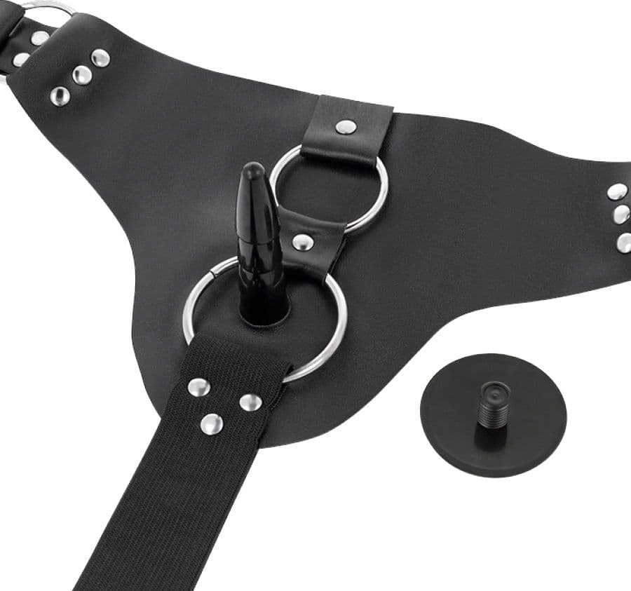 Strap On Harness Attraction Taylor Deluxe 18 cm Dildo Regolabile - 2
