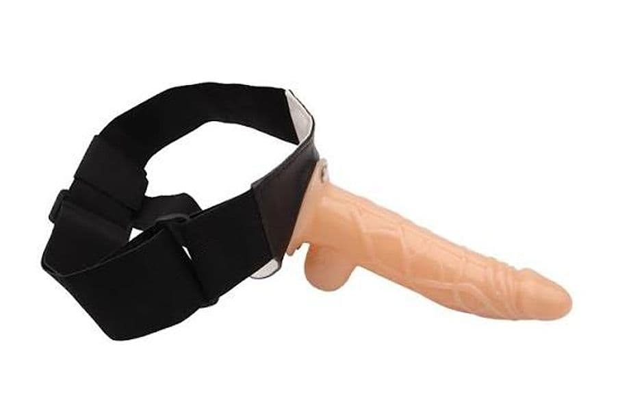 Strap On Cavo Chisa HI-BASIC 19 cm con Harness e Cinghie Regolabili - 4