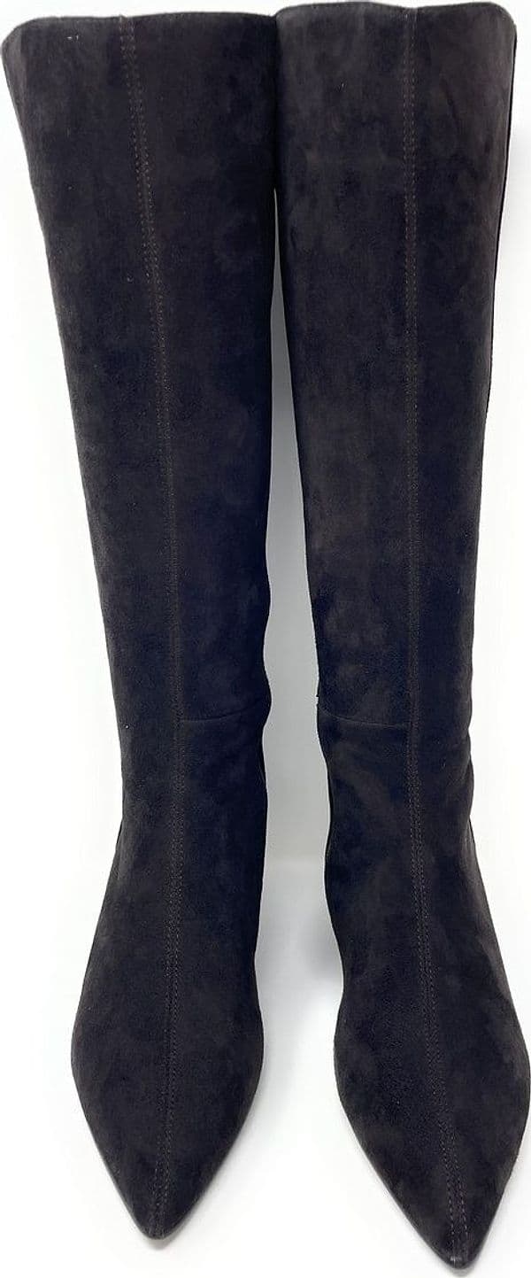 Janet & Janet stivale donna in camoscio dark brown J-1093 - 2
