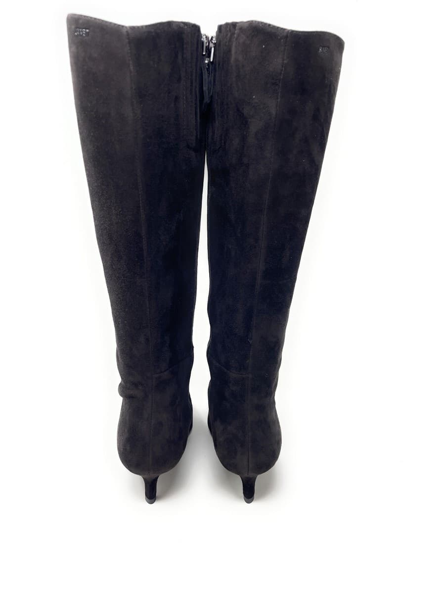 Janet & Janet stivale donna in camoscio dark brown J-1093 - 3