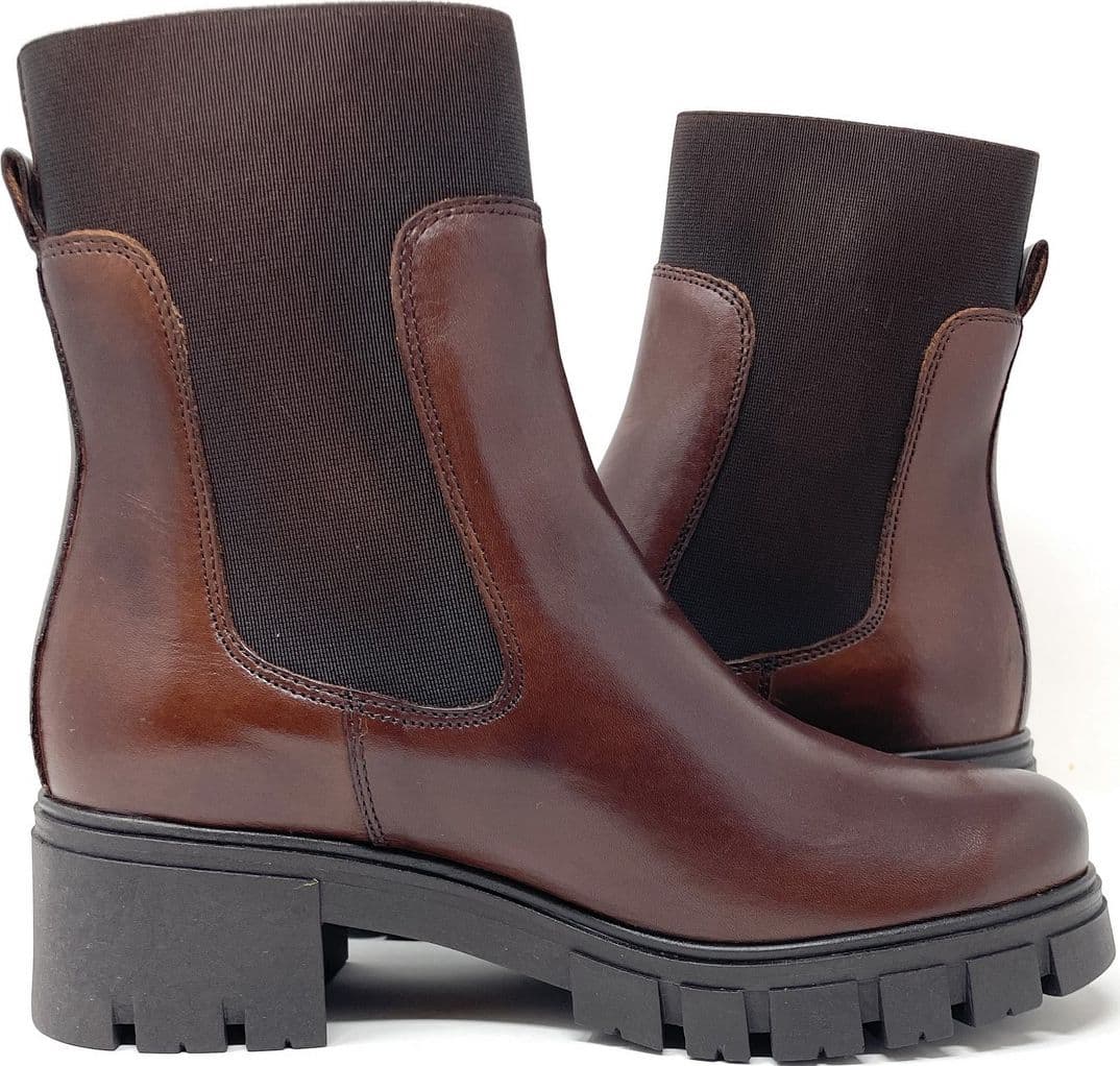 Janet & Janet tronchetti donna in pelle bdark brown J-1061 - 3