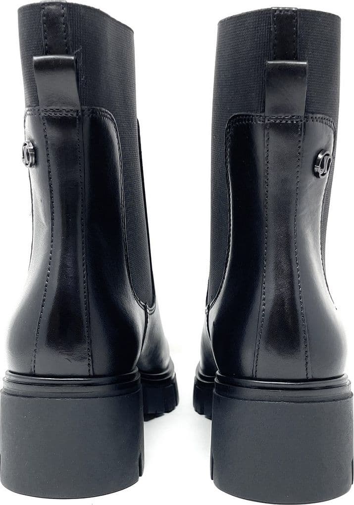 Janet & Janet tronchetti donna in pelle black J-1061 - 4
