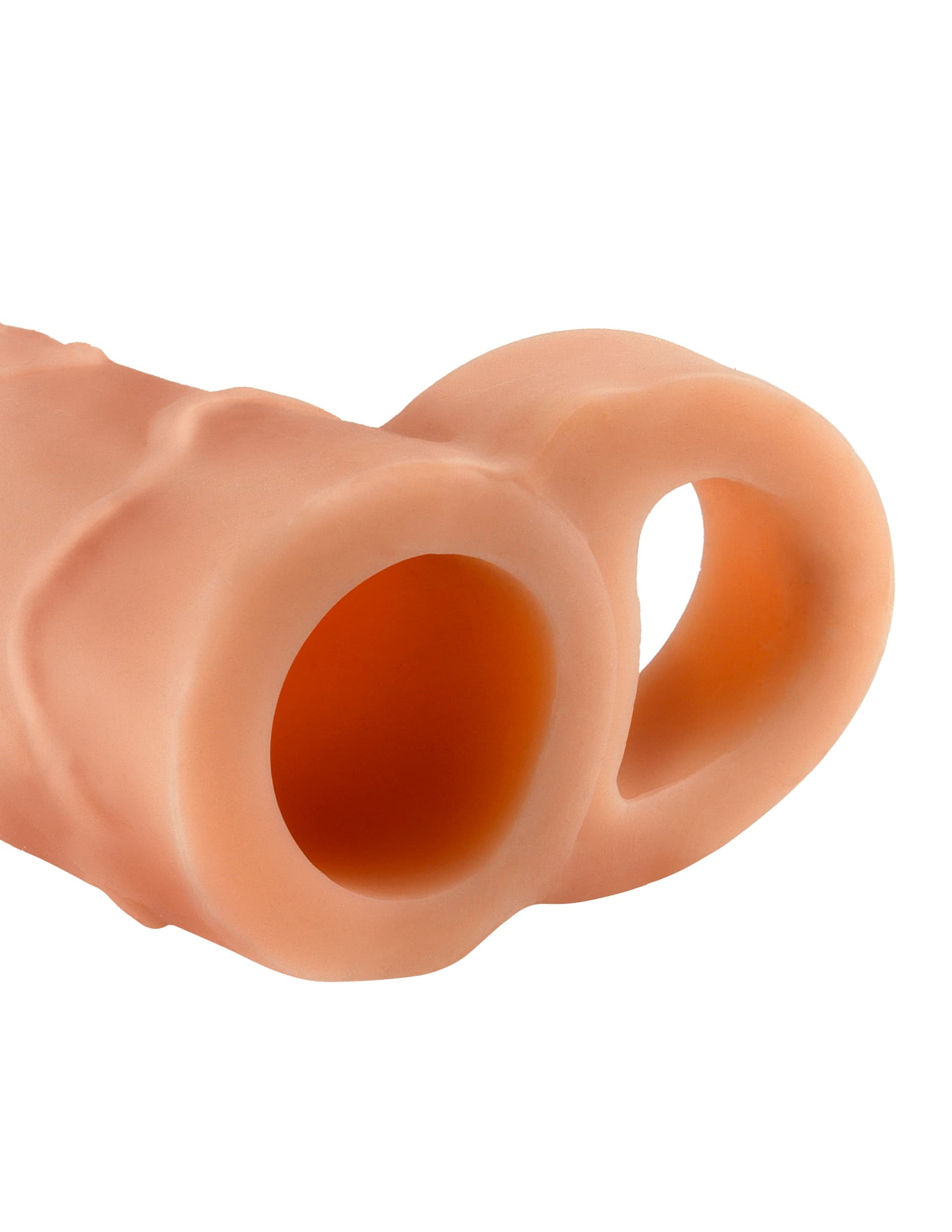 Guaina Pene Pipedream Fantasy X-Tensions +2,5 cm con Ball Strap - 3
