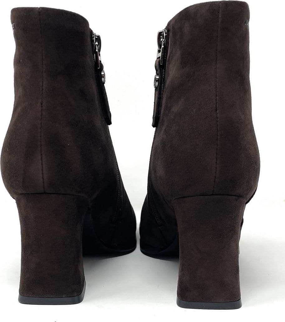 Janet & Janet tronchetti donna in camoscio dark brown J-1312 - 4