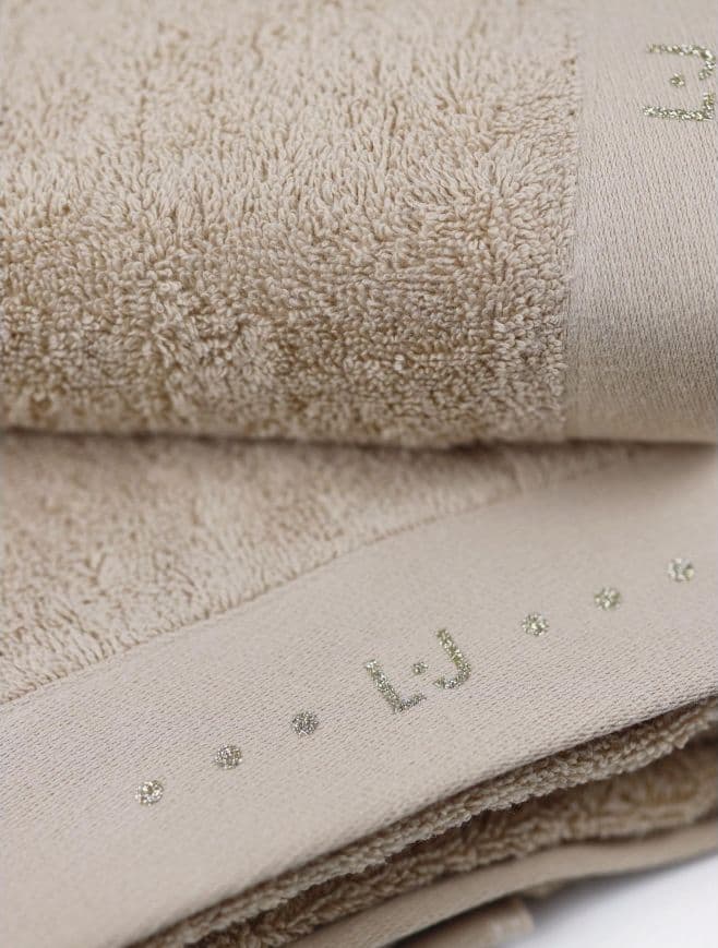 Asciugamani Lurex L.L ! Art. LB965B  coppia  Viso + Bidet in Spugna di Puro Cotone - 14