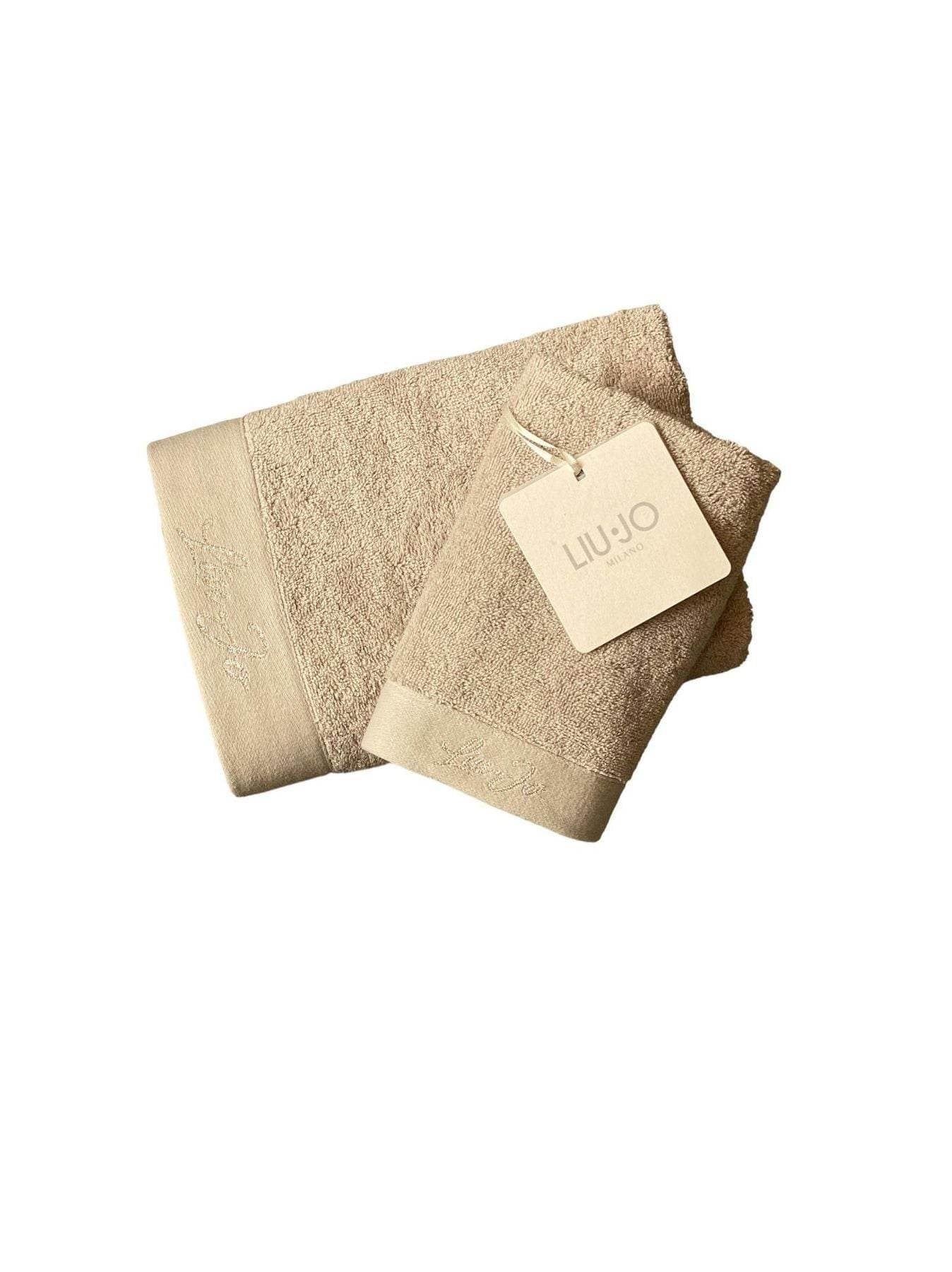 Asciugamani Lurex L.L ! Art. LB965B  coppia  Viso + Bidet in Spugna di Puro Cotone - 9