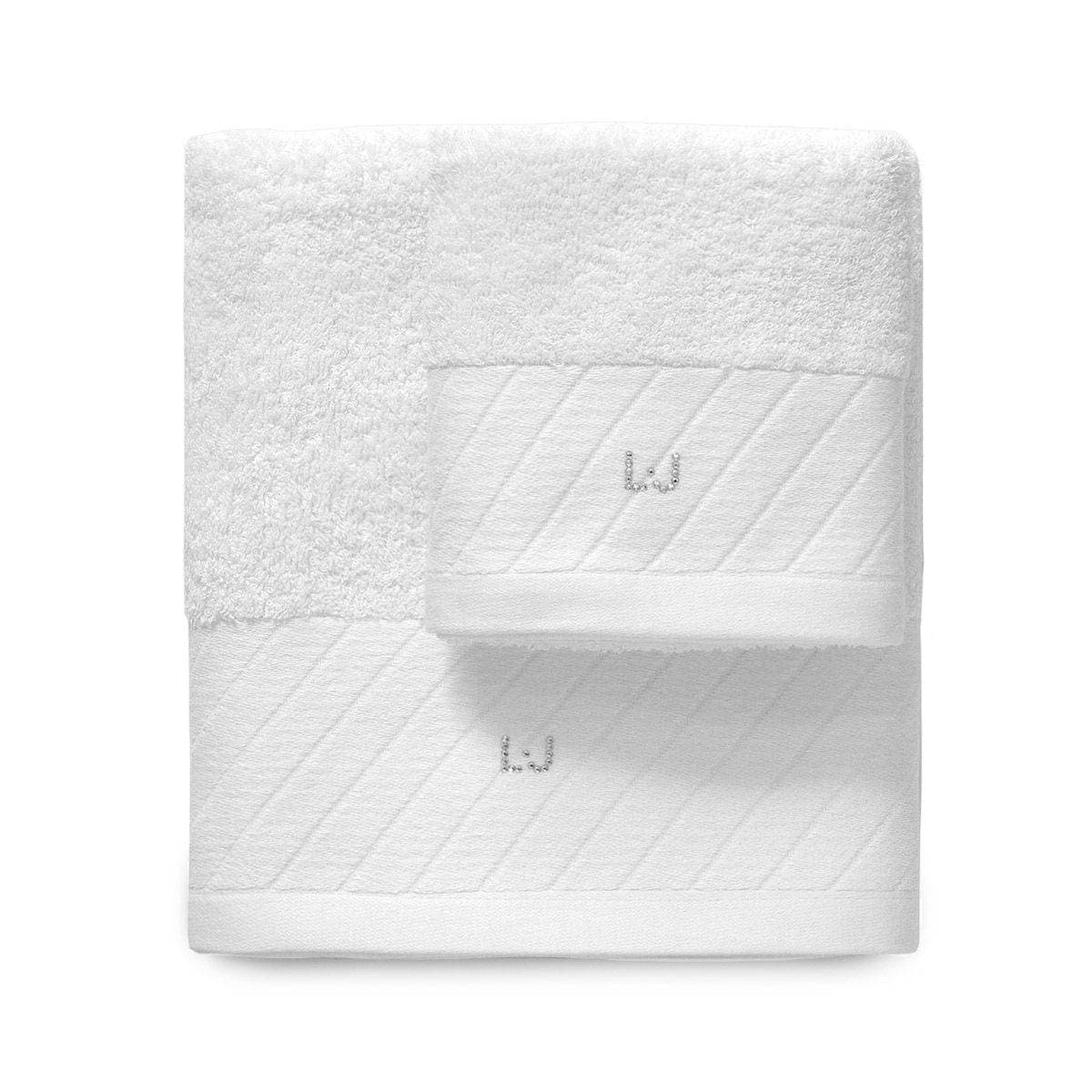 Asciugamani Lurex L.L ! Art. LB965B  coppia  Viso + Bidet in Spugna di Puro Cotone - 10